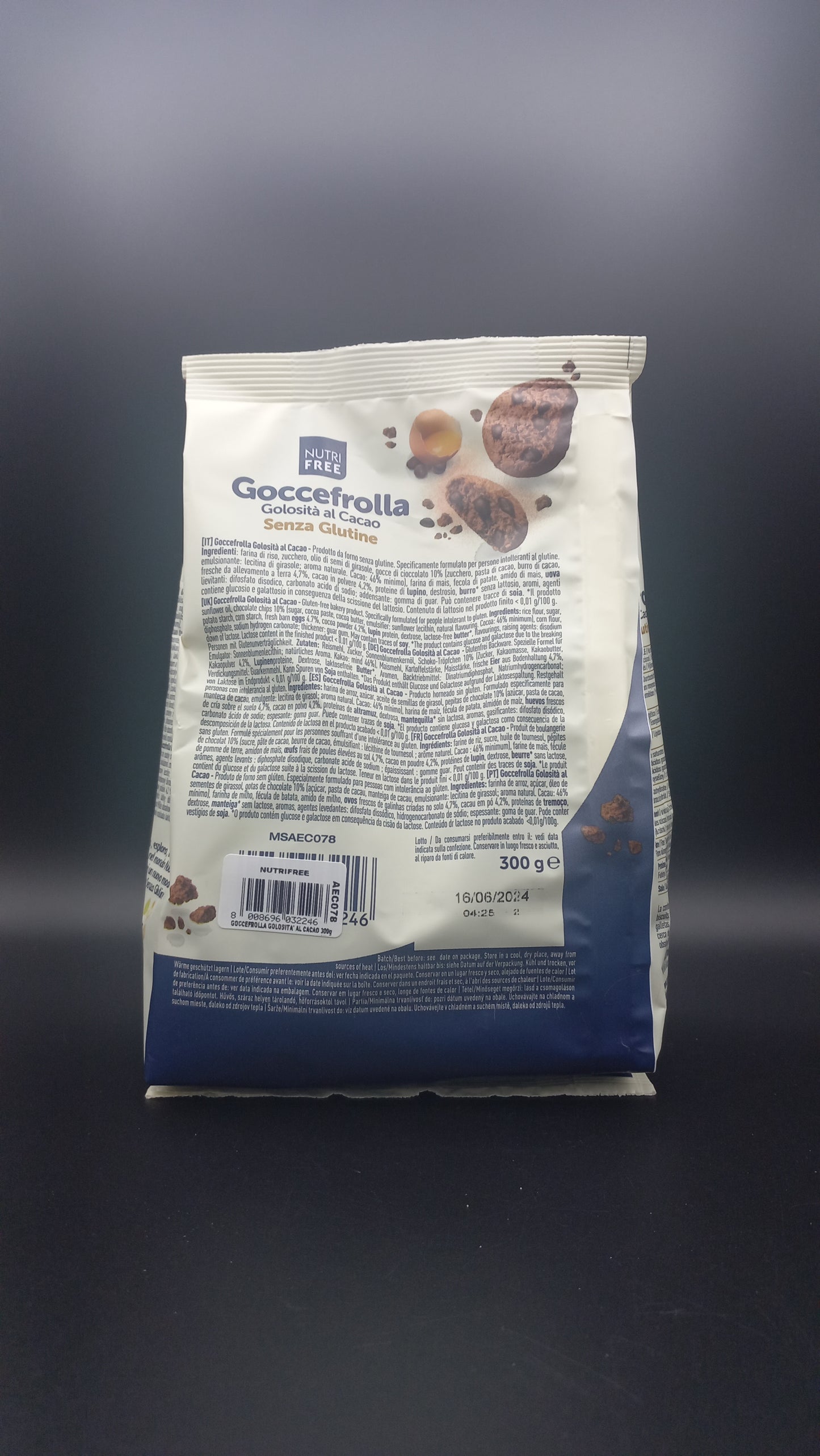 Goccefrolla al cacao Nutrifree