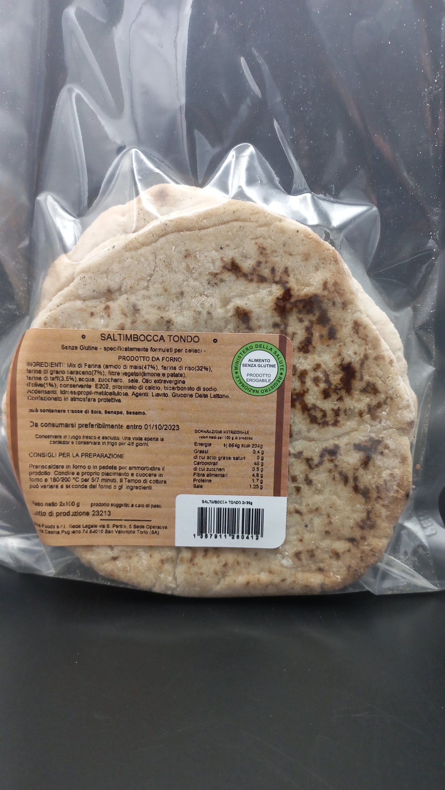 Saltimbocca tondo (2 pezzi) Emra Foods