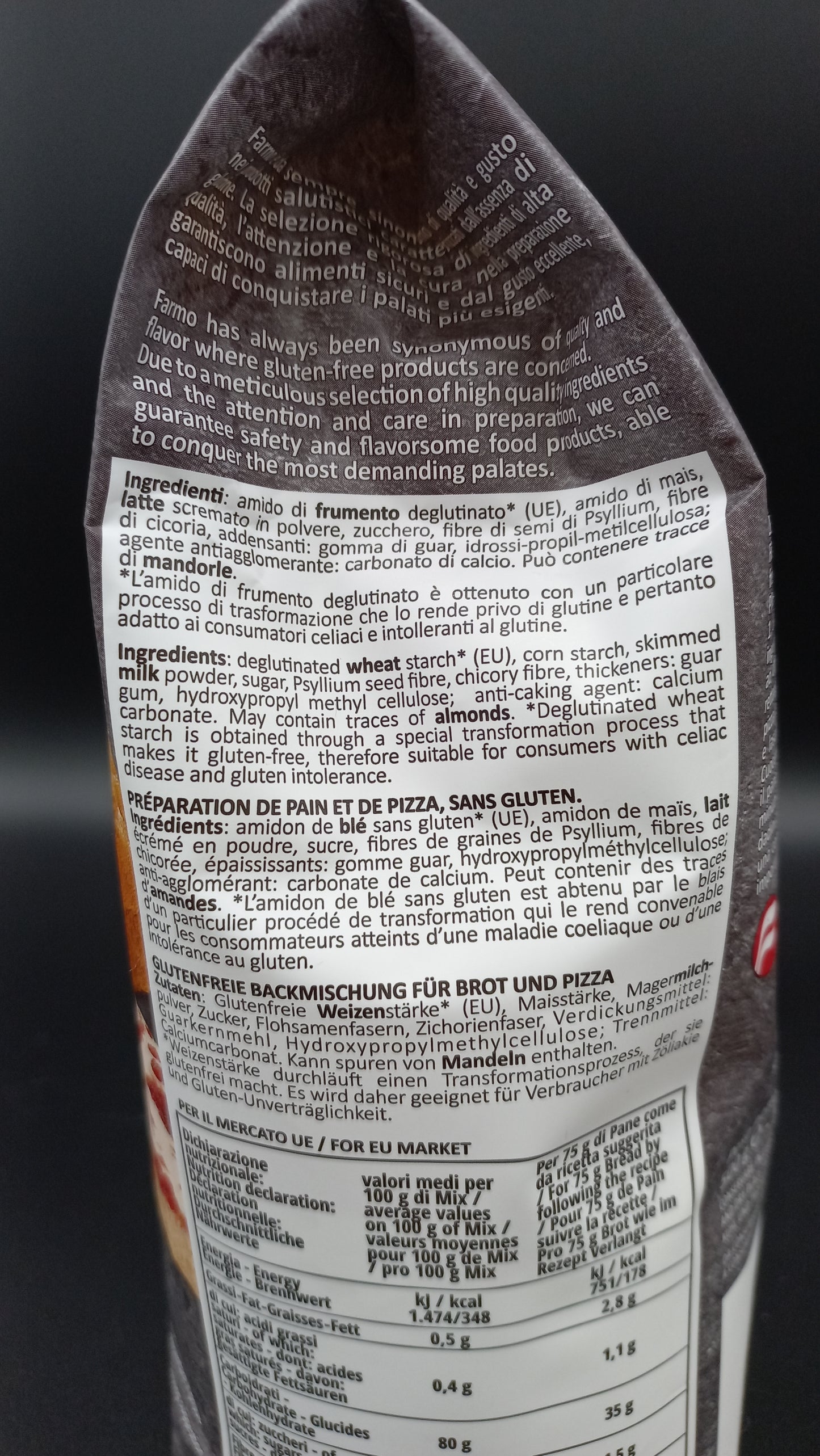 Fibrepan Farmo mix pane, pizza, focaccia