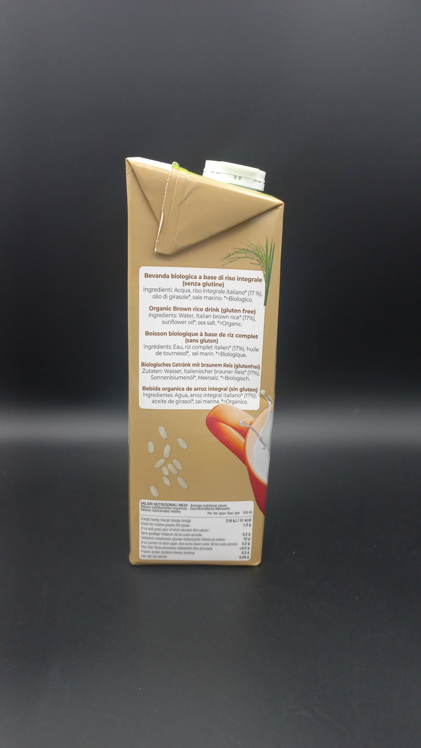 Bevanda di riso integrale Bio&Te