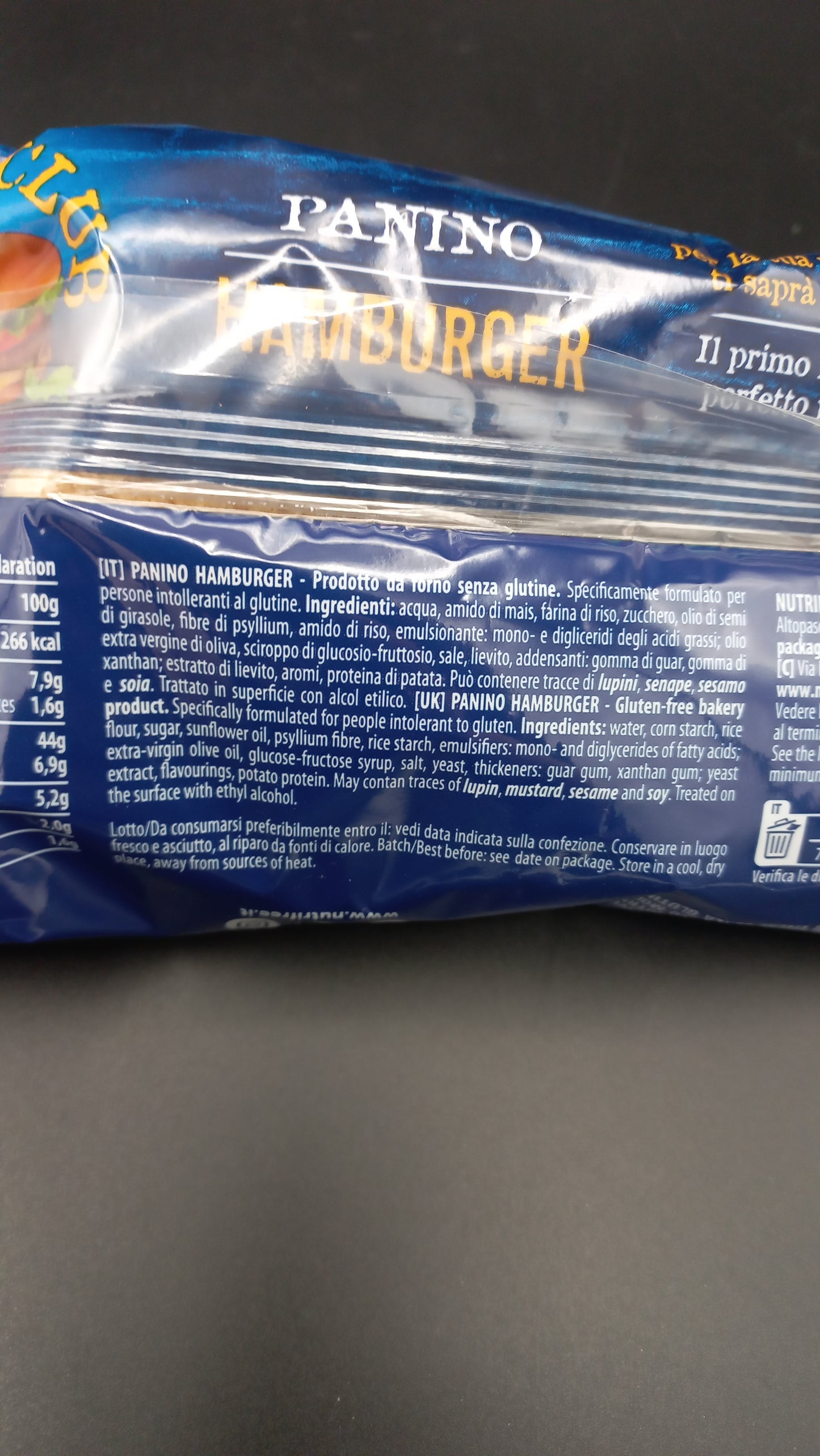 Panino hamburger 2 pezzi Nutrifree