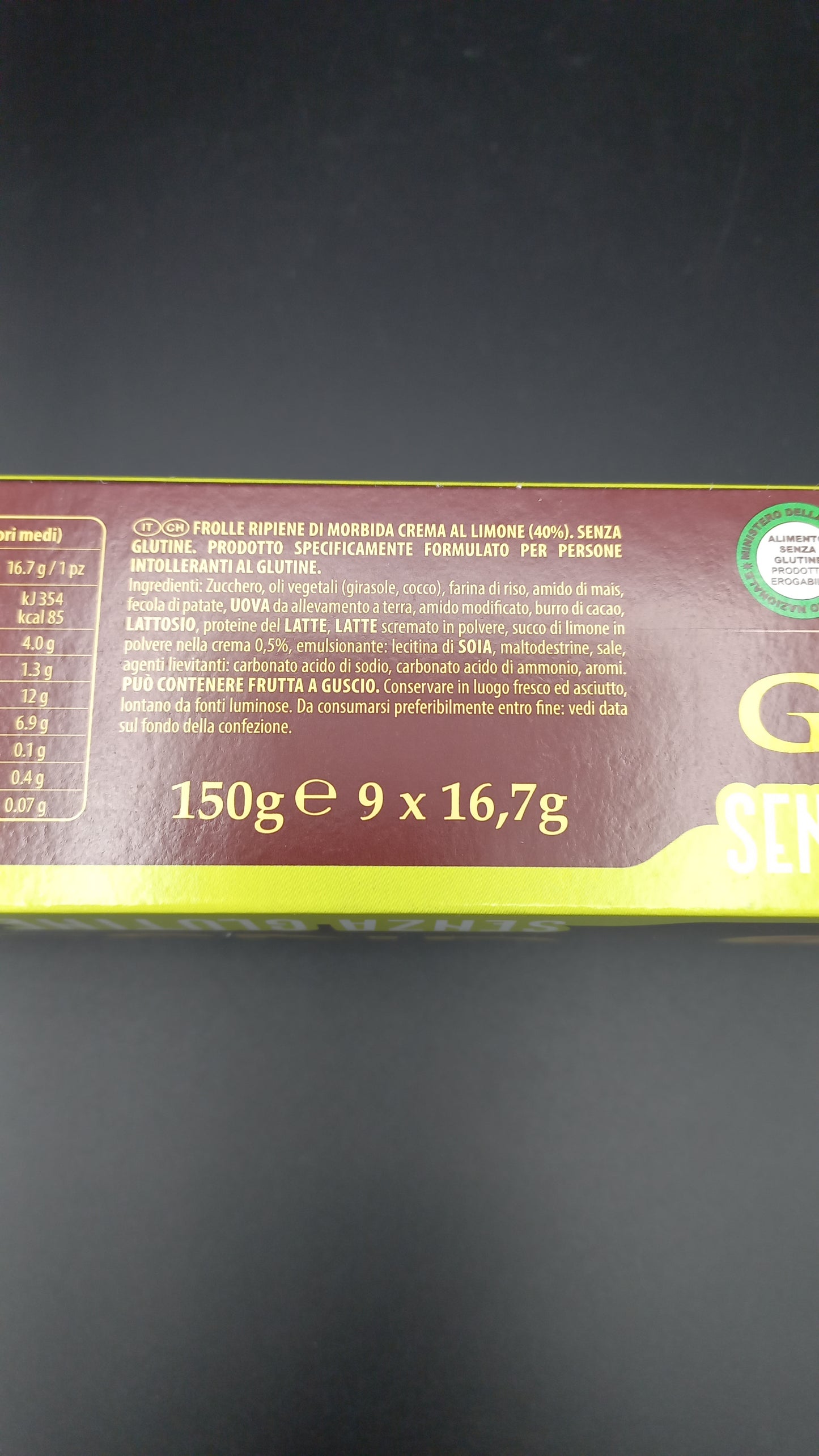 Grisbì al limone Vicenzi