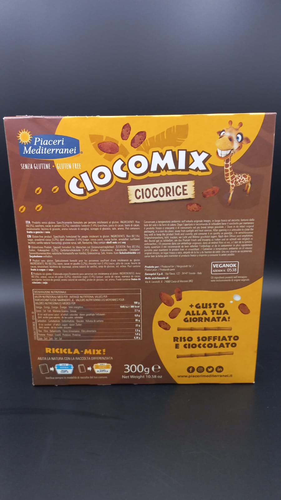 Ciocomix ciocorice - Piaceri Mediterranei