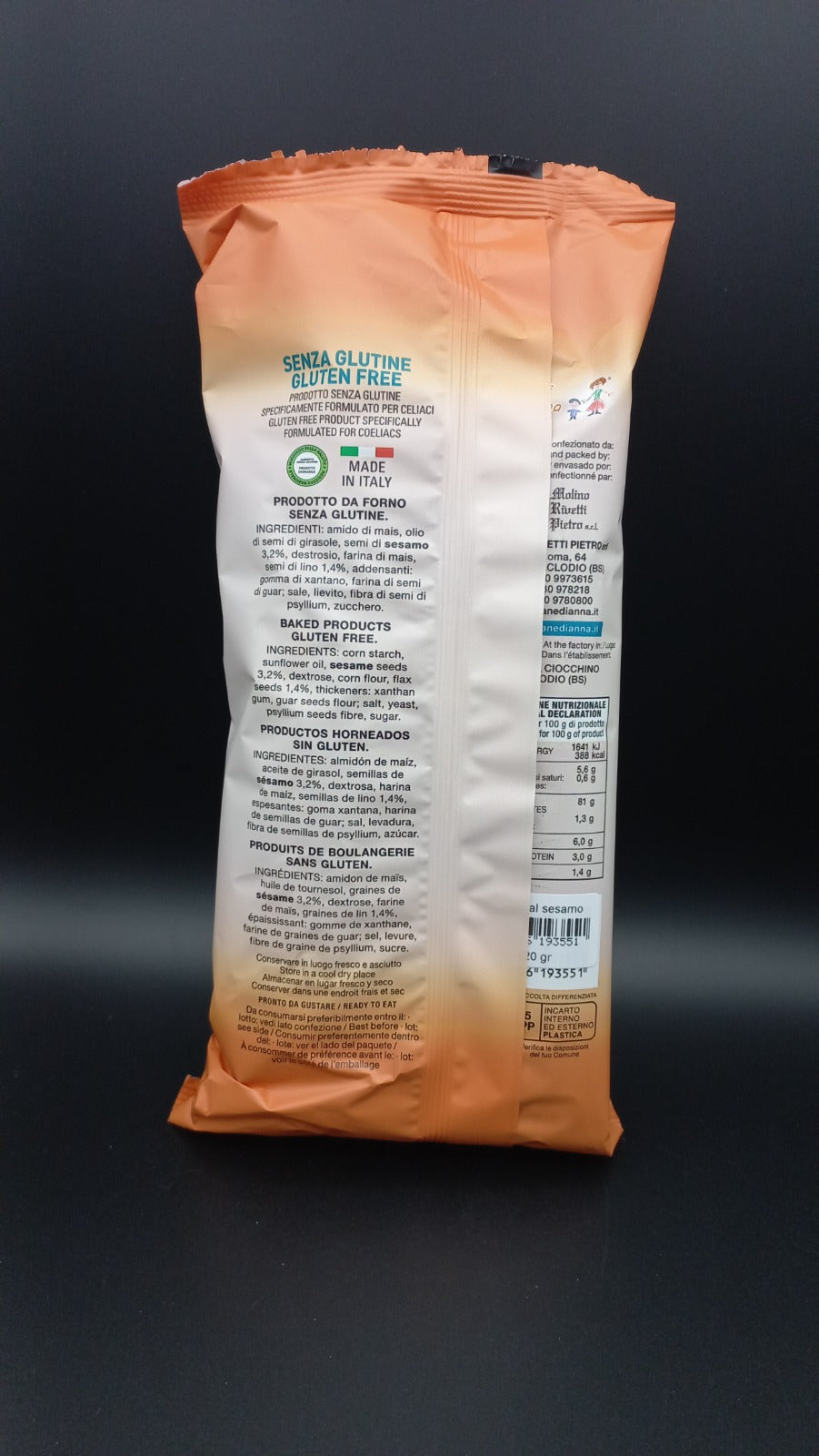 Grissini Sesamo e Lino Il Pane di Anna (3 pacchetti)