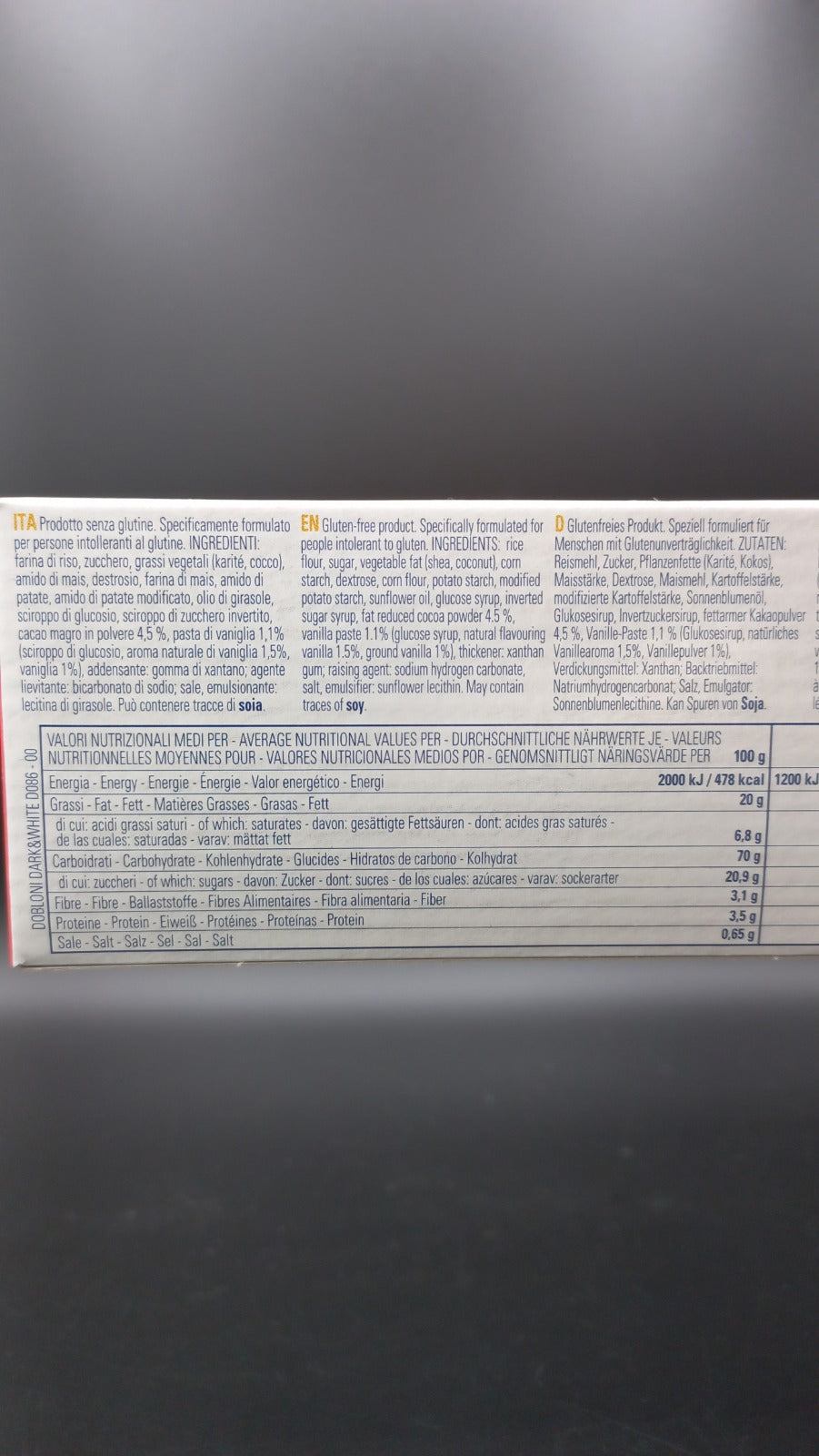 Dobloni Dark & White (2 monoporzioni) Piaceri Mediterranei