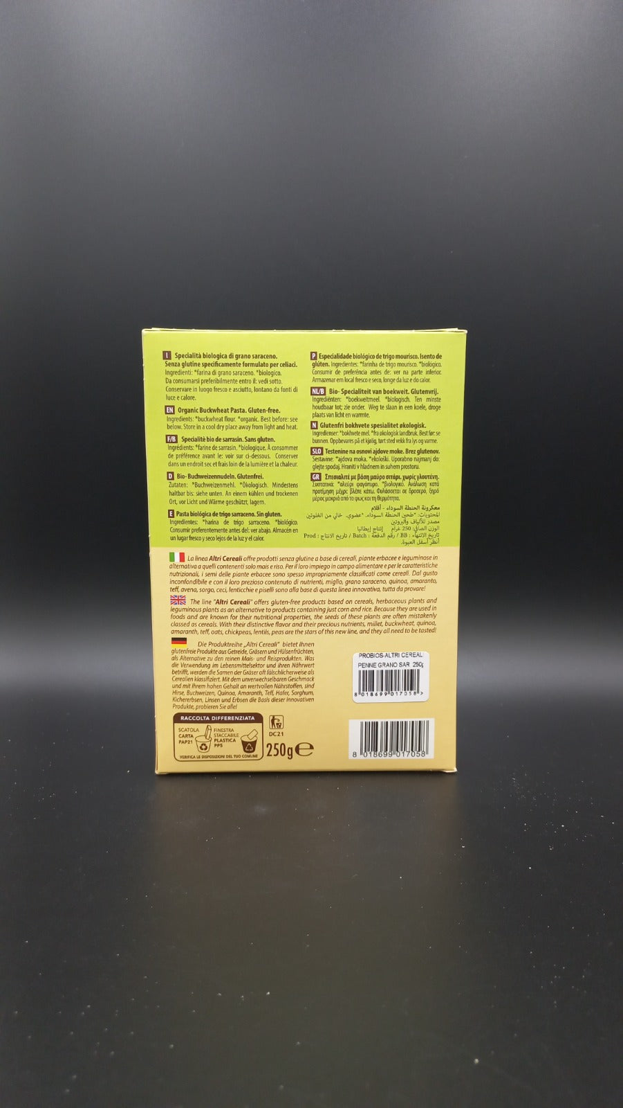 Penne grano saraceno Altri Cereali Probios