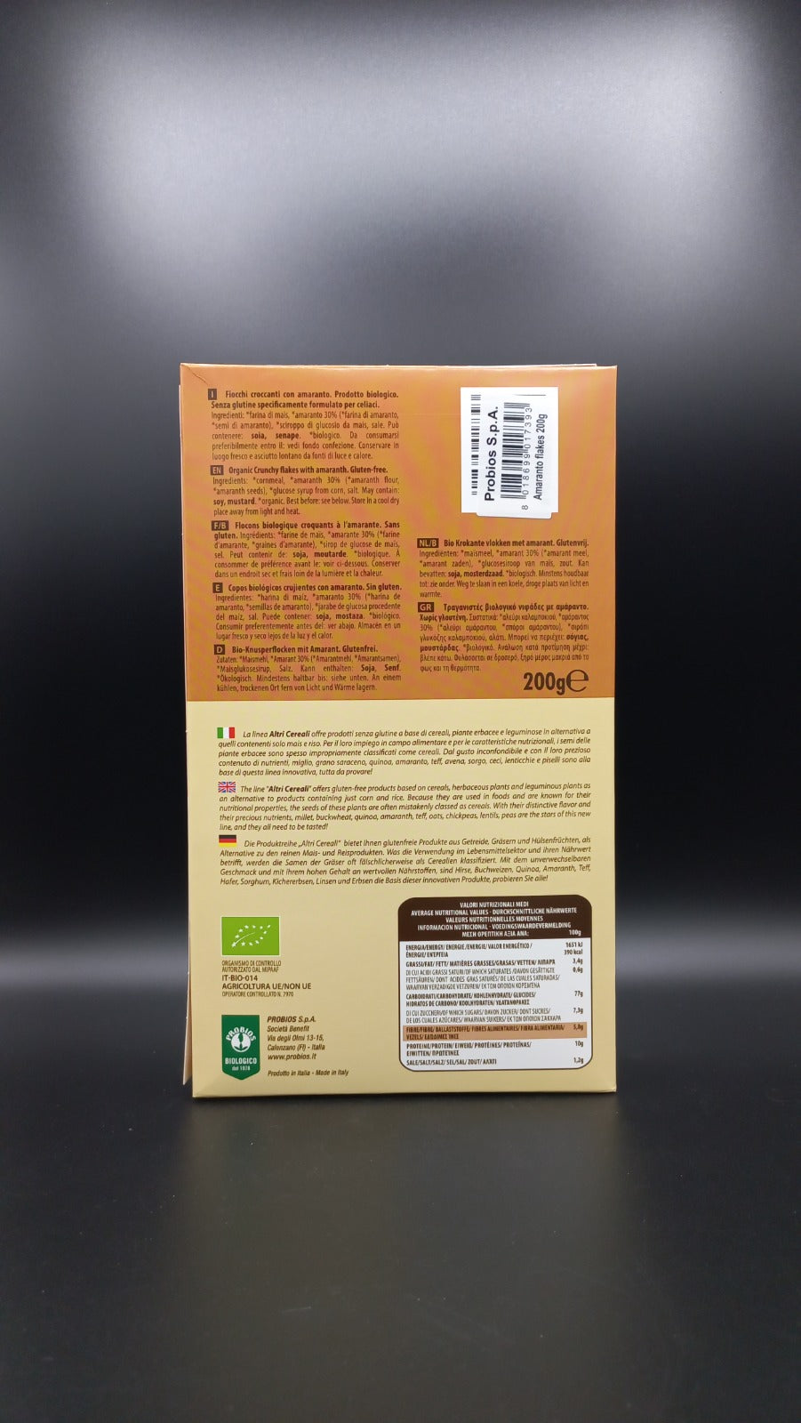 Amaranto flakes - Altricereali Probios