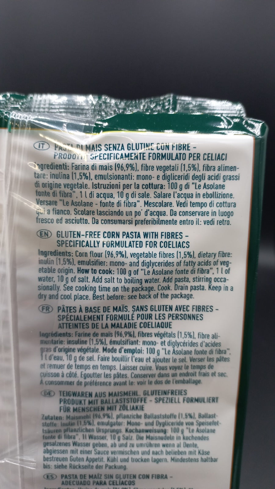 Penne rigate solo mais Le Asolane