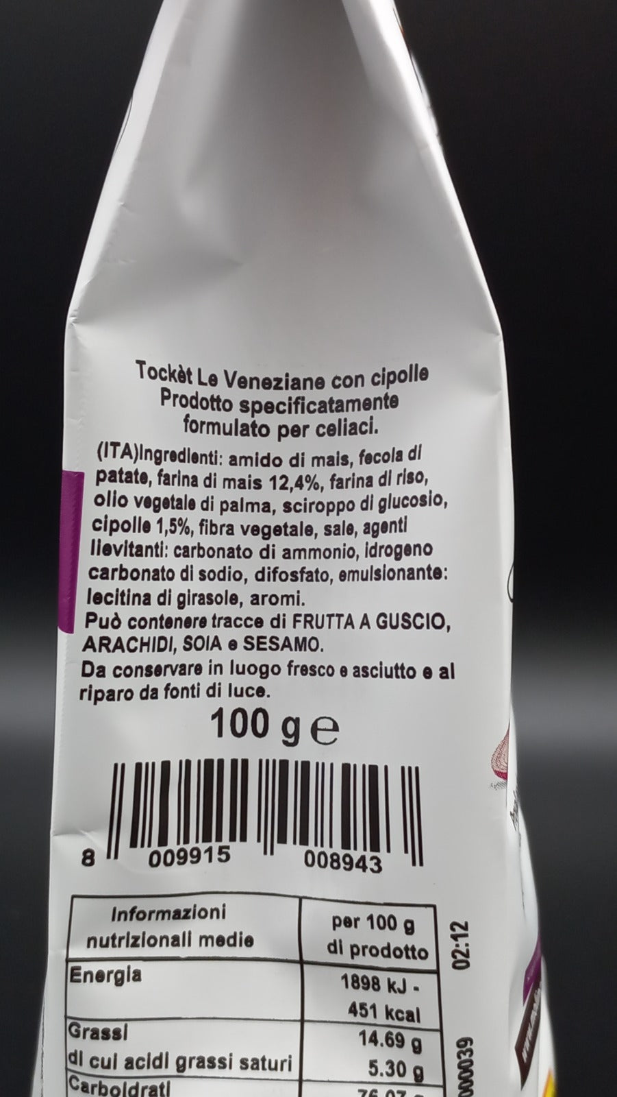 Tokèt con cipolla Le Veneziane