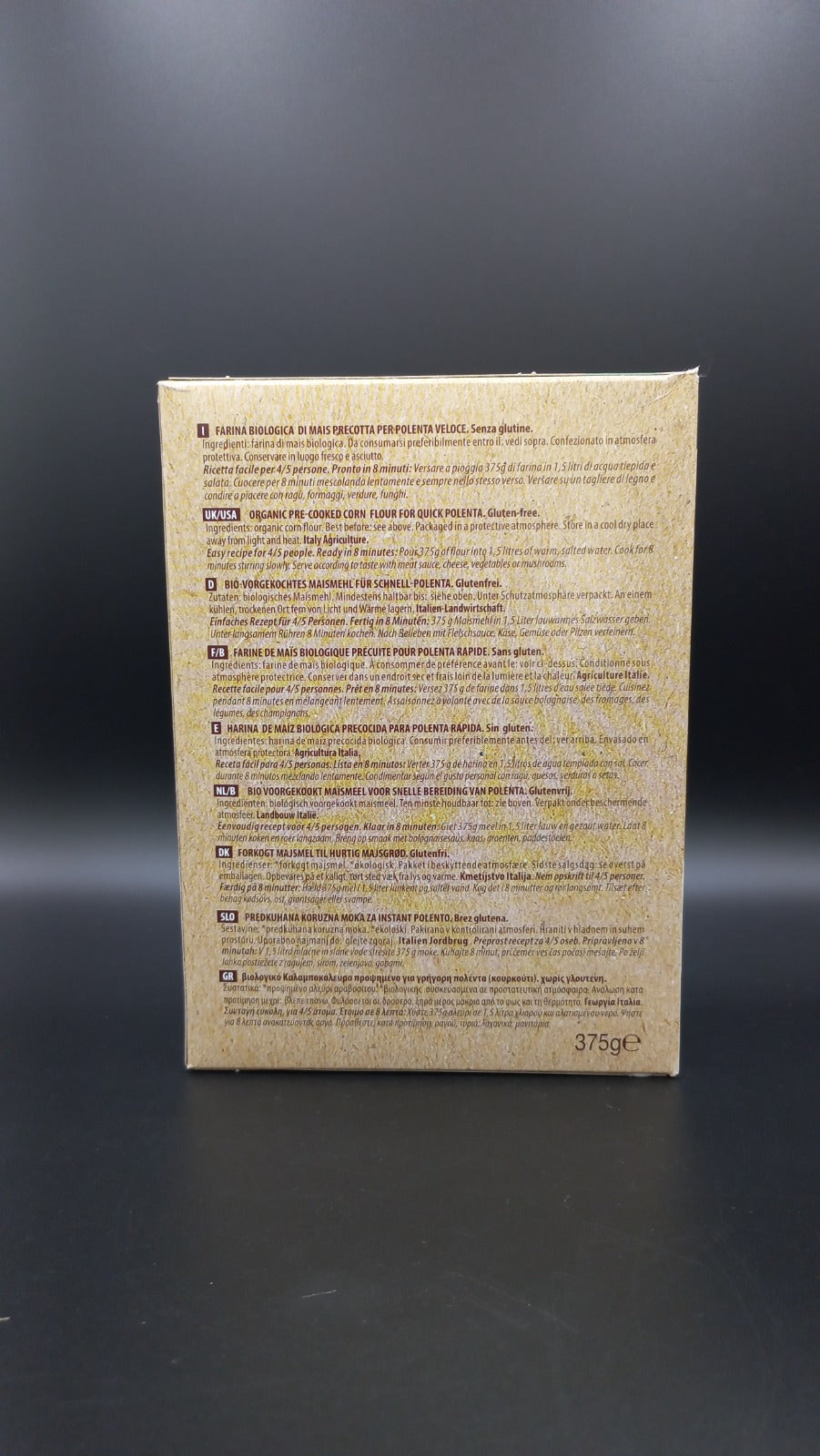 Polenta Express con mais Probios