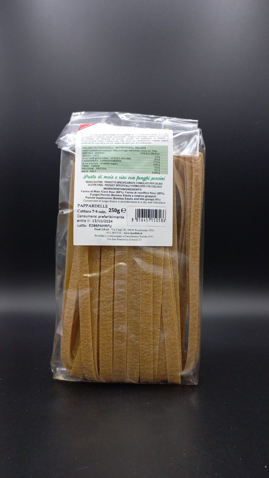 Pappardelle mais e riso con funghi porcini Le Celizie