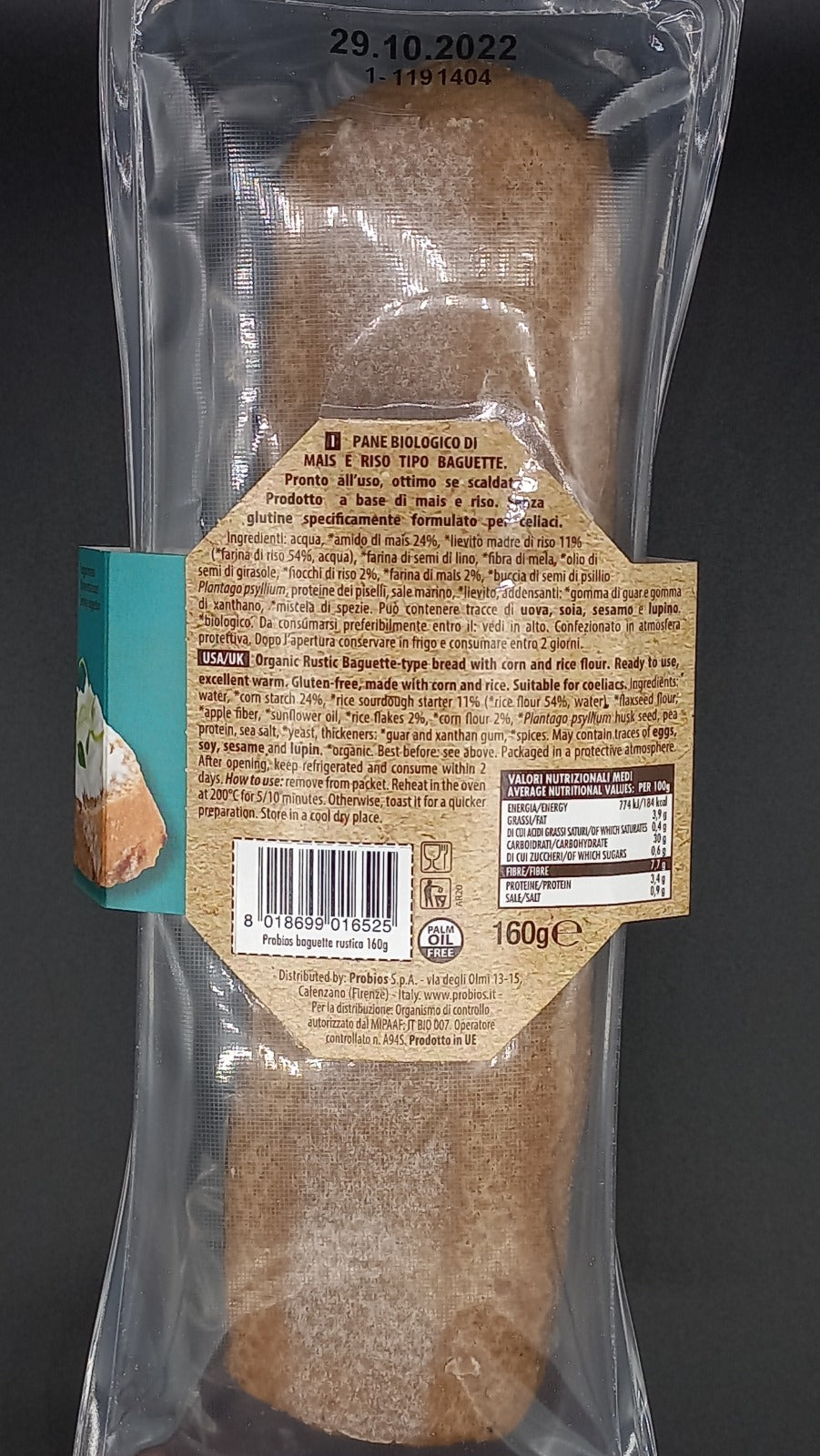 Baguette rustica Panito - Probios