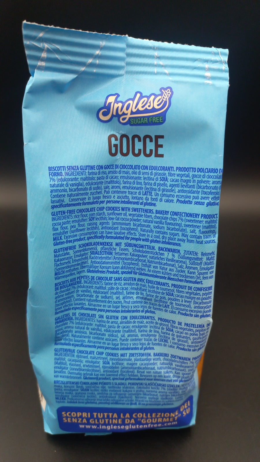 Gocce senza zuccheri aggiunti Inglese