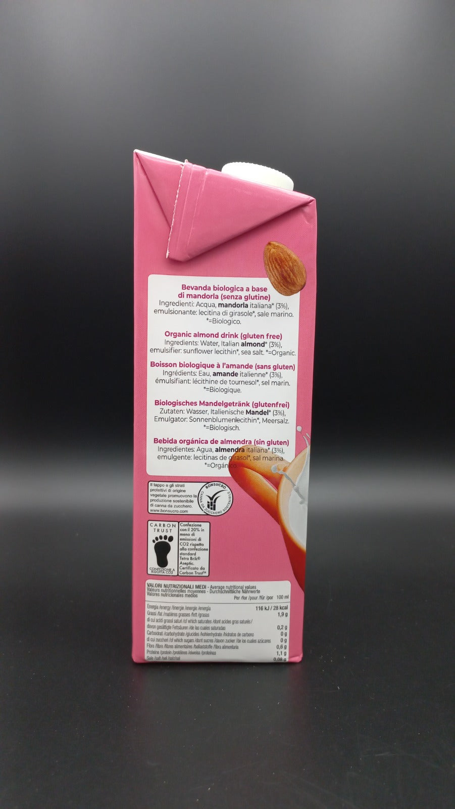 Latte di mandorla Bio&Te