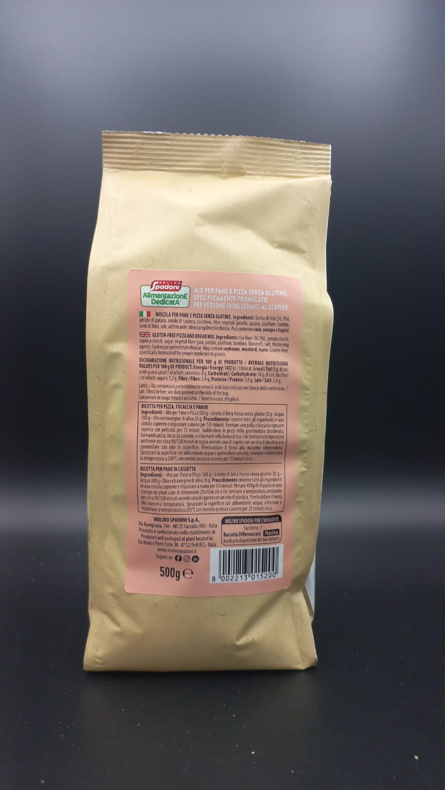 Mix per pane e pizza Molino Spadoni