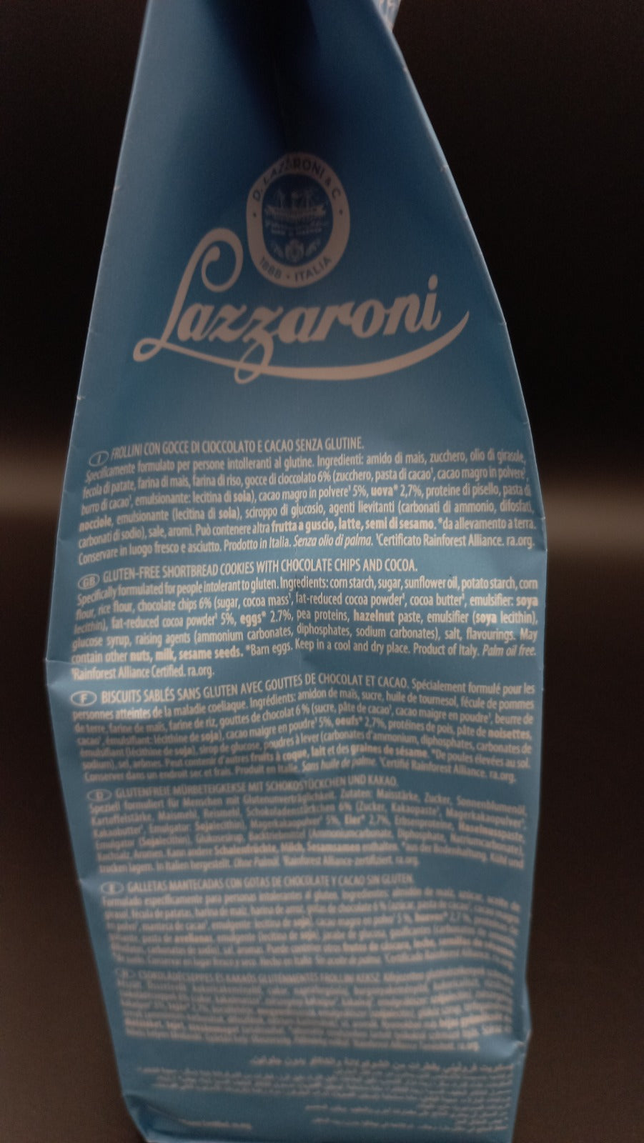 Frollini con gocce cioccolato e cacao - Lazzaroni