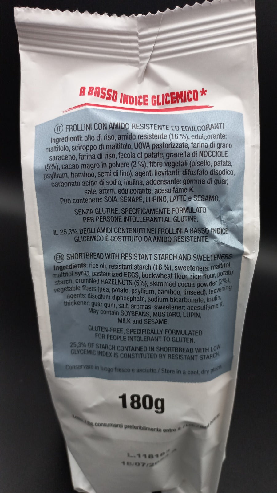 Frollini con amido resistente nocciola e cacao - Molino Spadoni