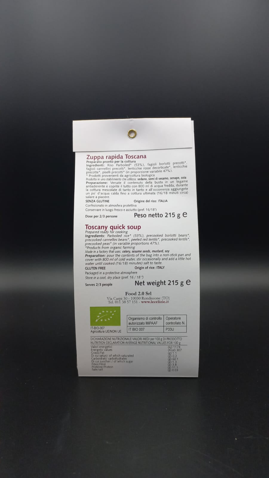 Zuppa rapida Toscana Le Celizie