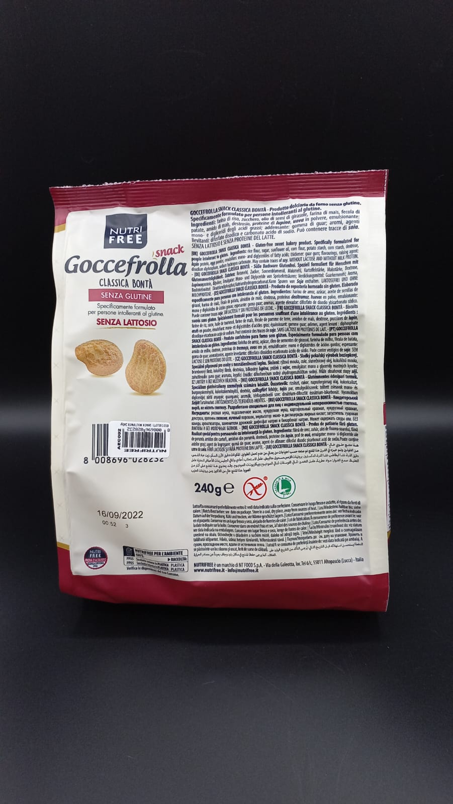 Goccefrolla classica (6 monoporzioni) Nutrifree