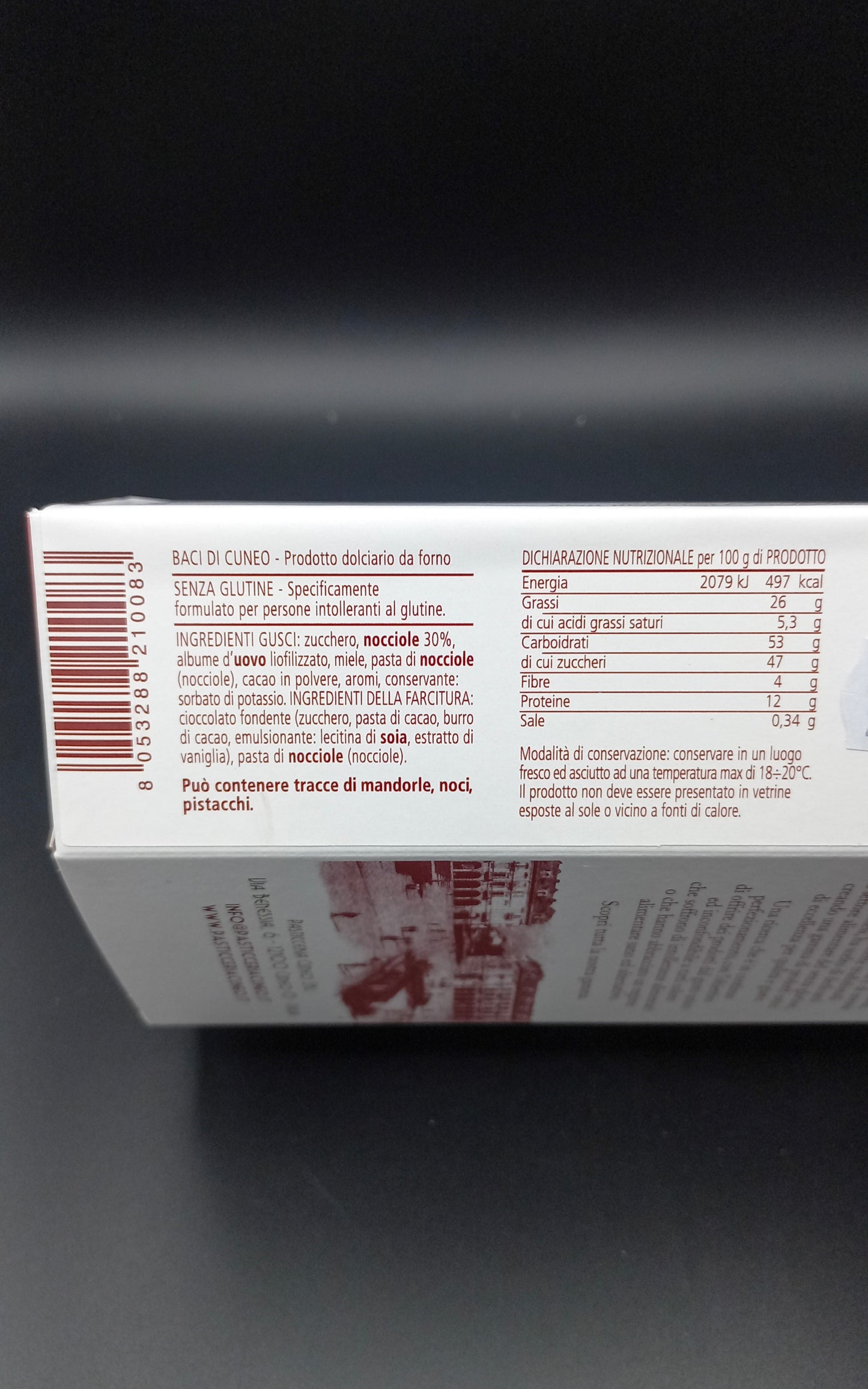 Baci di Cuneo Pasticceria Cuneo