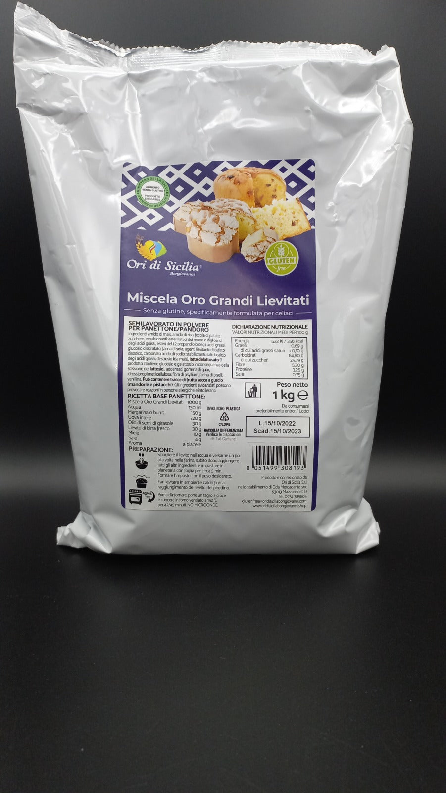 Miscela Oro Grandi Lievitati - Ori di Sicilia