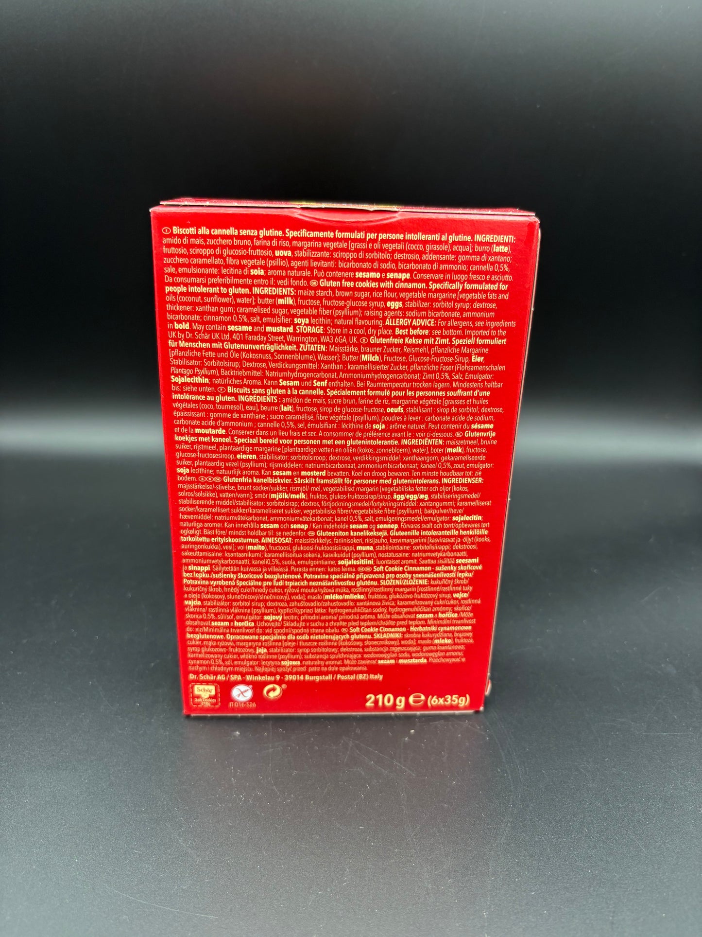 Soft cookies cinnamon Schar