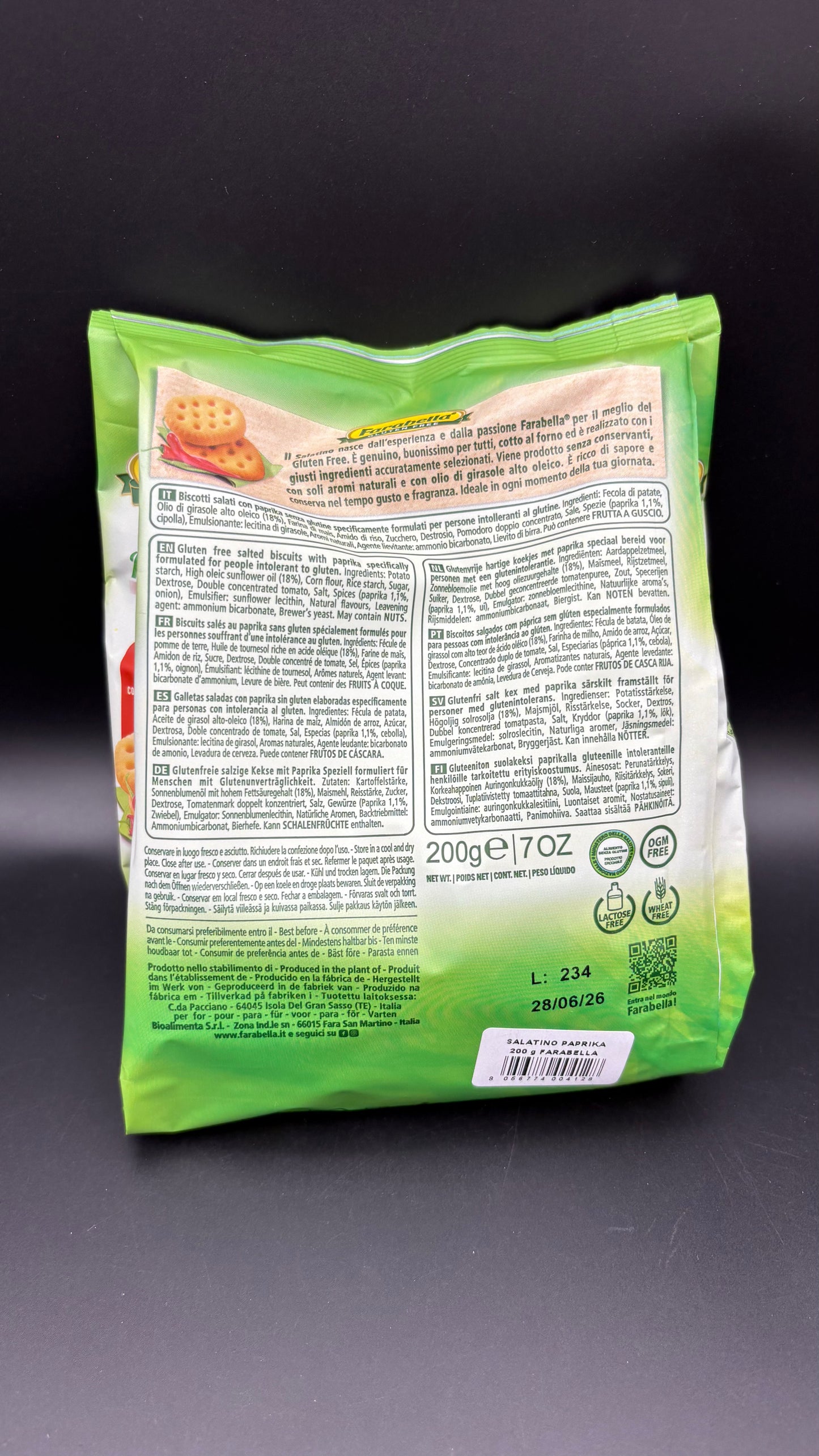 Il salatino alla paprika Farabella