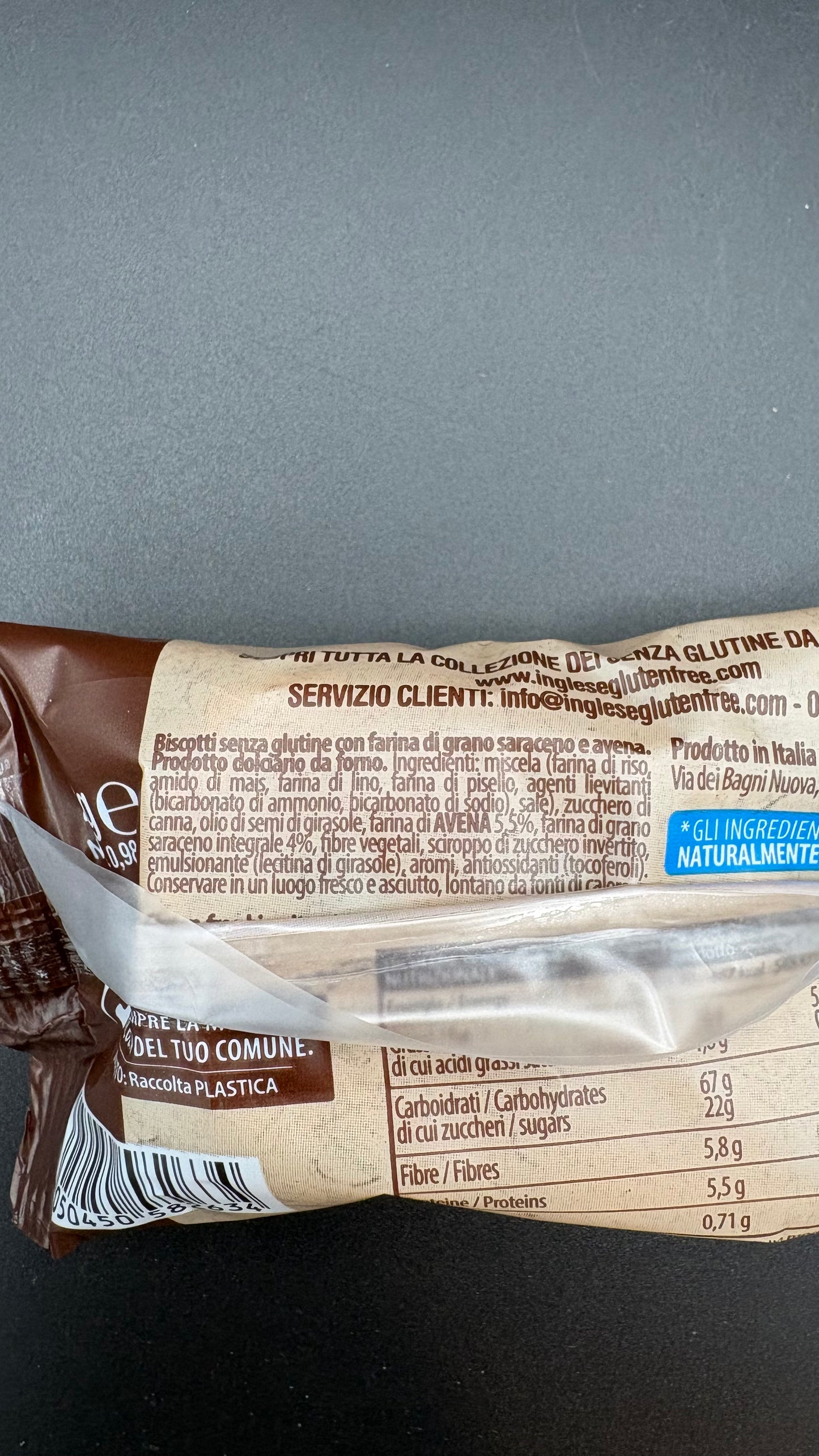 Saraceni integrali monoporzione Inglese