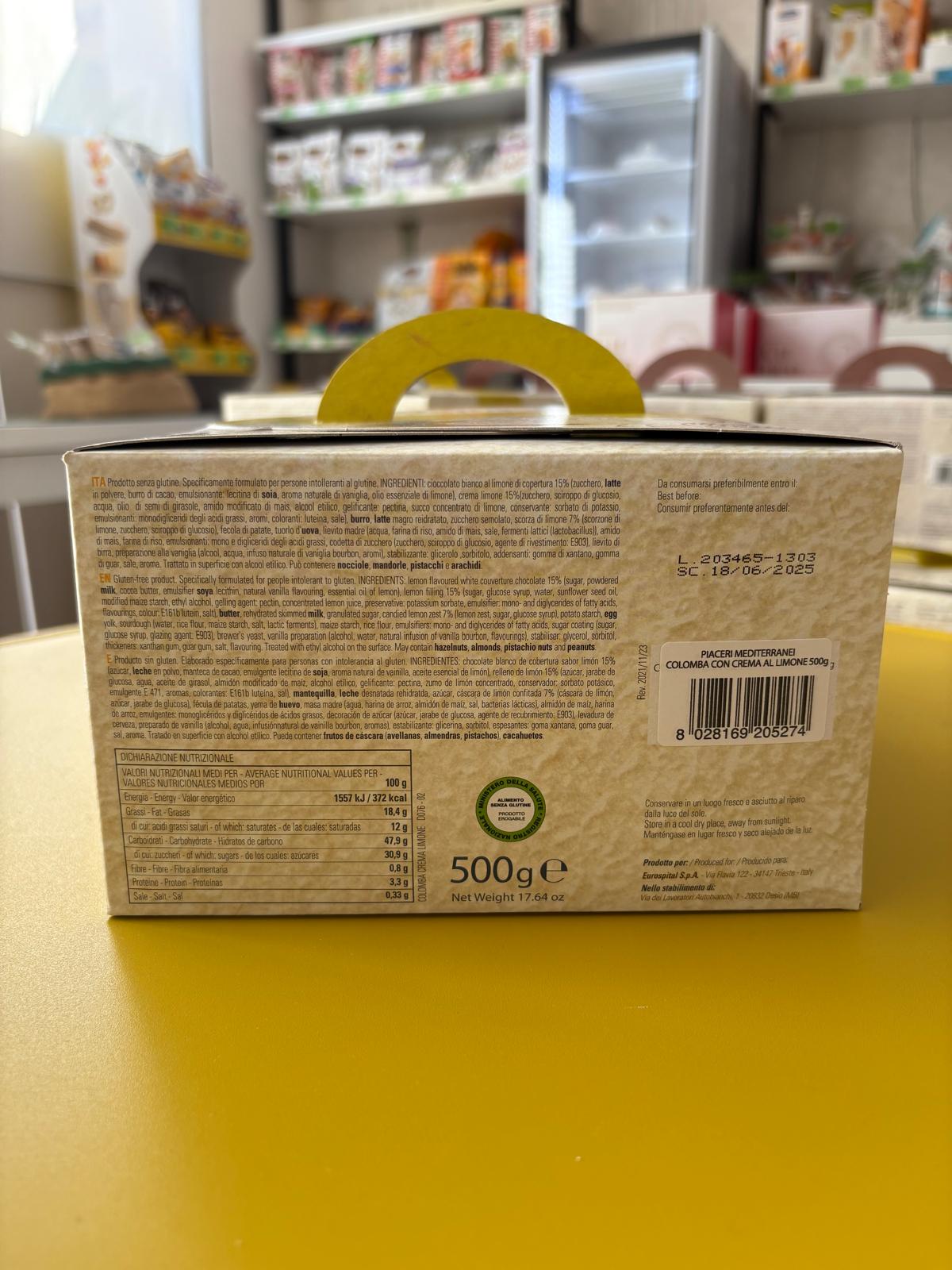 Colomba al limone Piaceri Mediterranei