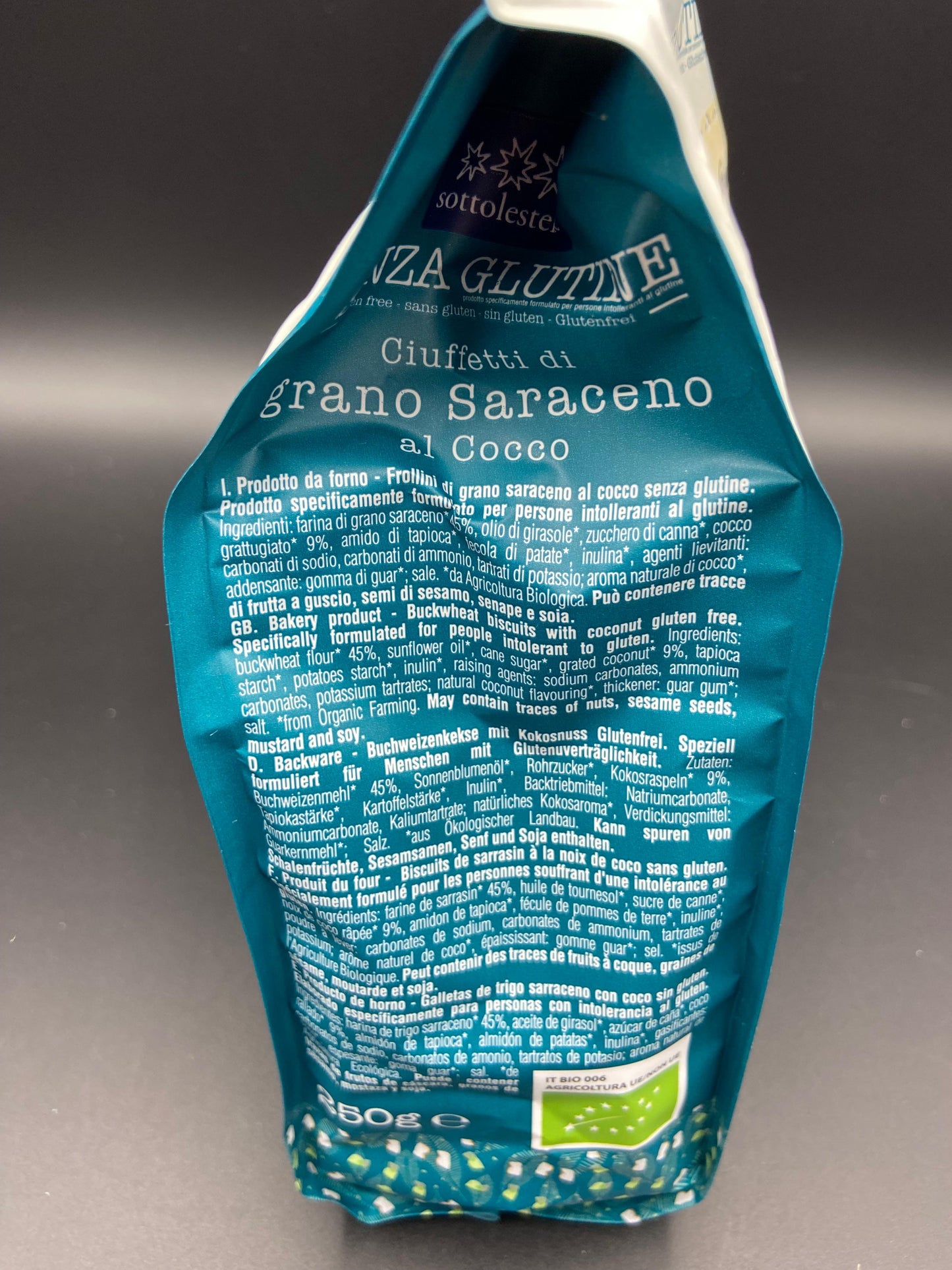 Ciuffetti di grano saraceno al cocco- Sottolestelle