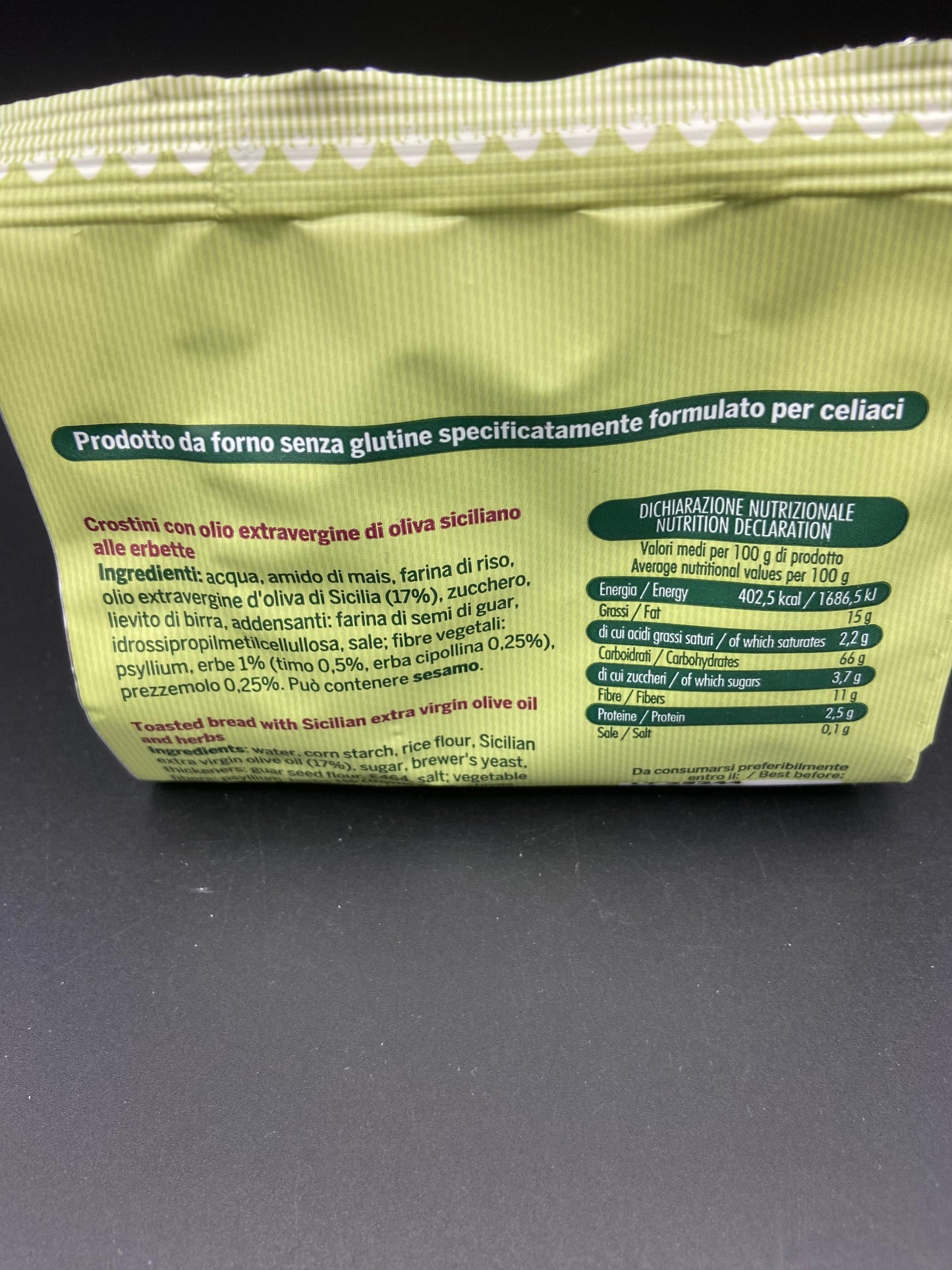 Crostini siciliani alle erbette Natisani