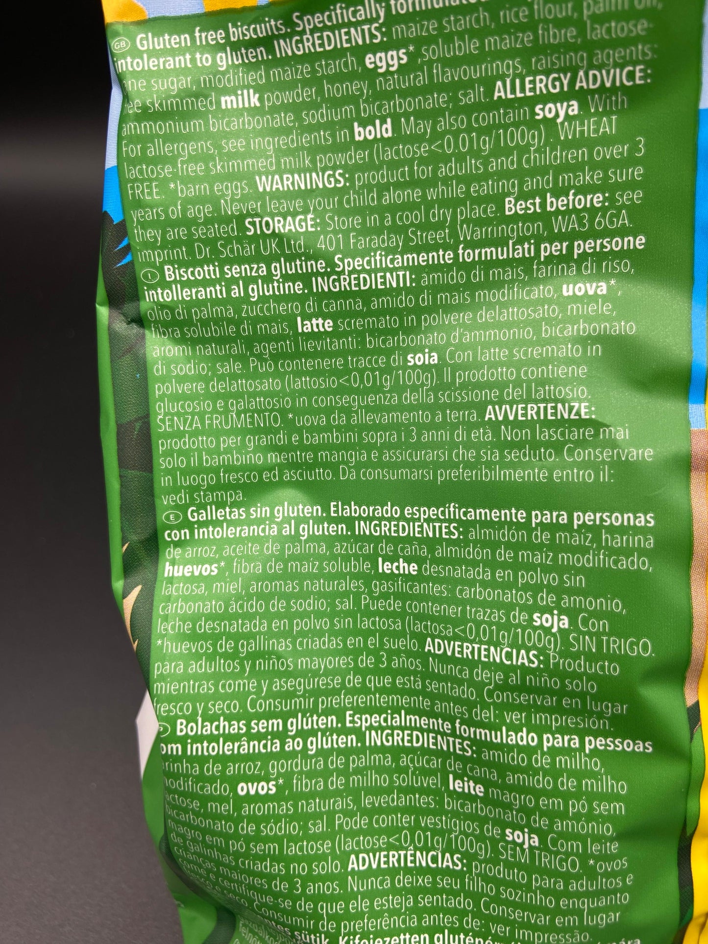 Wild biscuits Schar (5 monoporzioni)