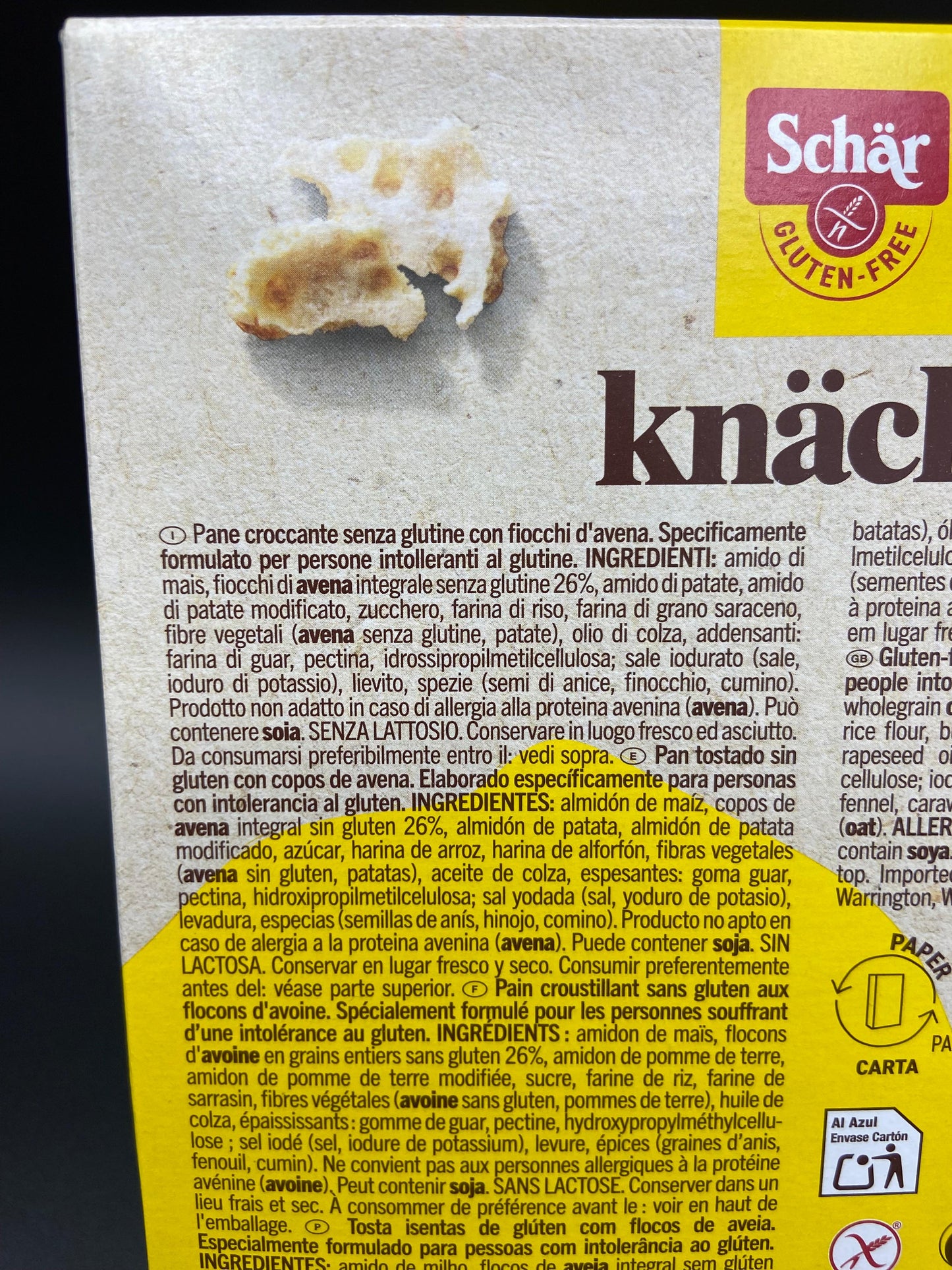 Fette rusticeh Knacke Schar