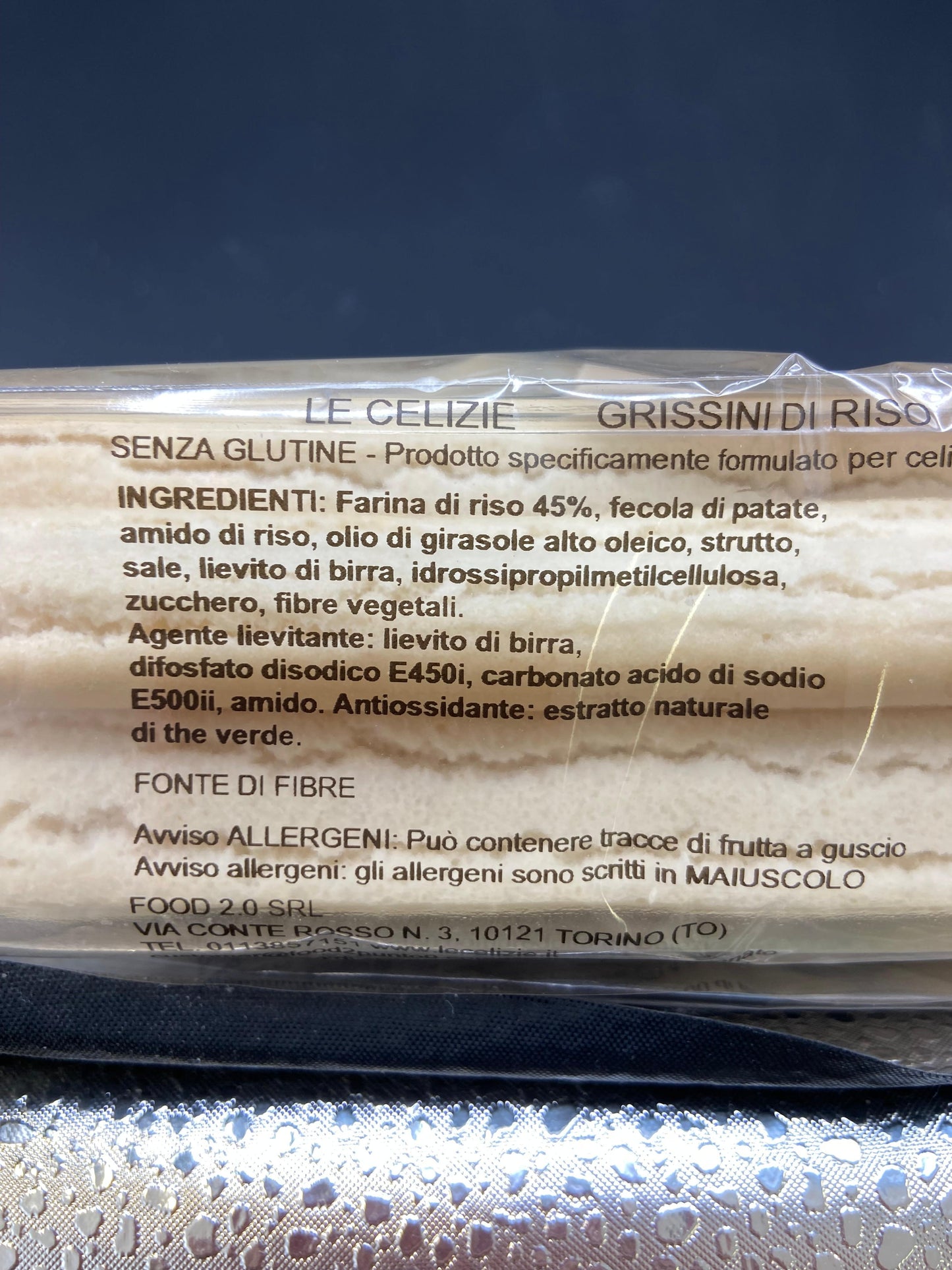 Grissini di riso Le Celizie