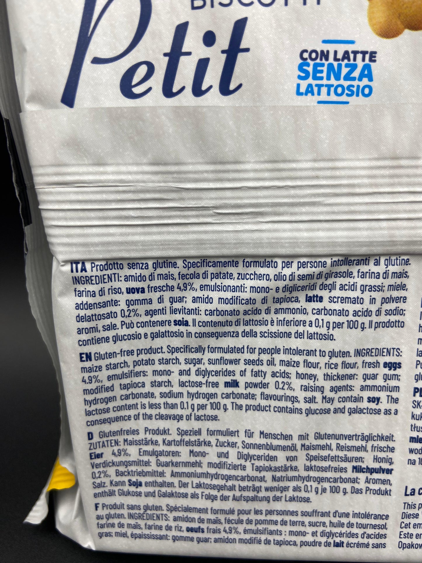 Biscotti Petit (6 monoporzioni) Piaceri Mediterranei