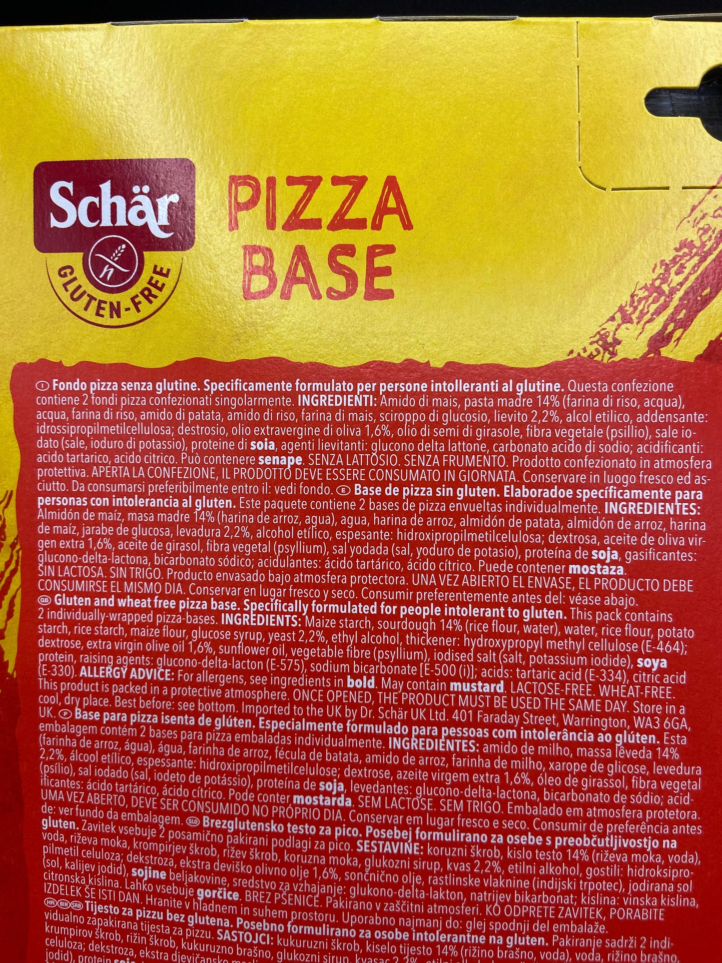 Pizza base Schar
