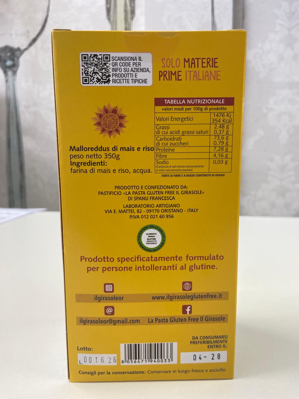 Malloreddus - Il girasole