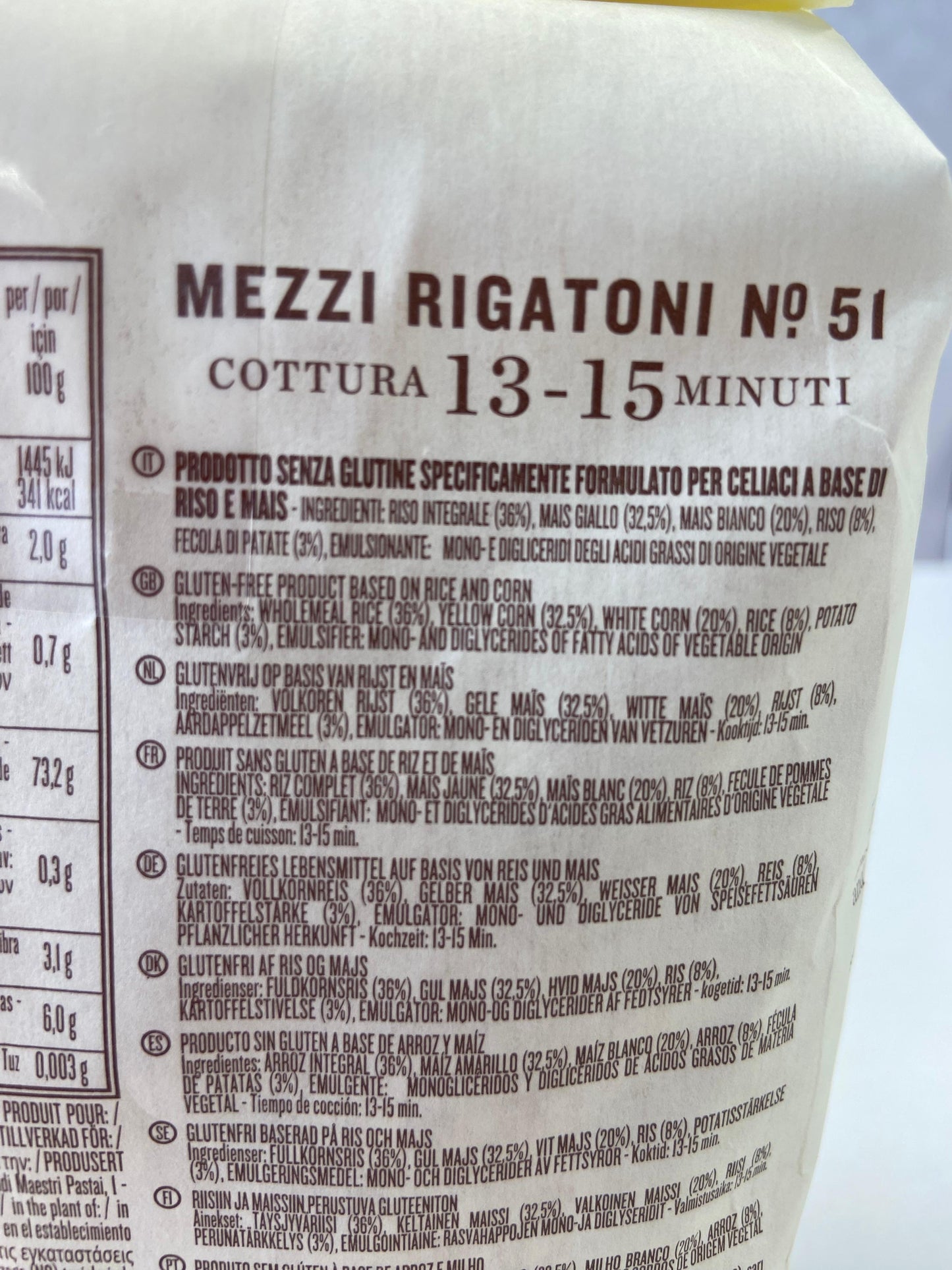 Mezzi rigatoni - Rummo