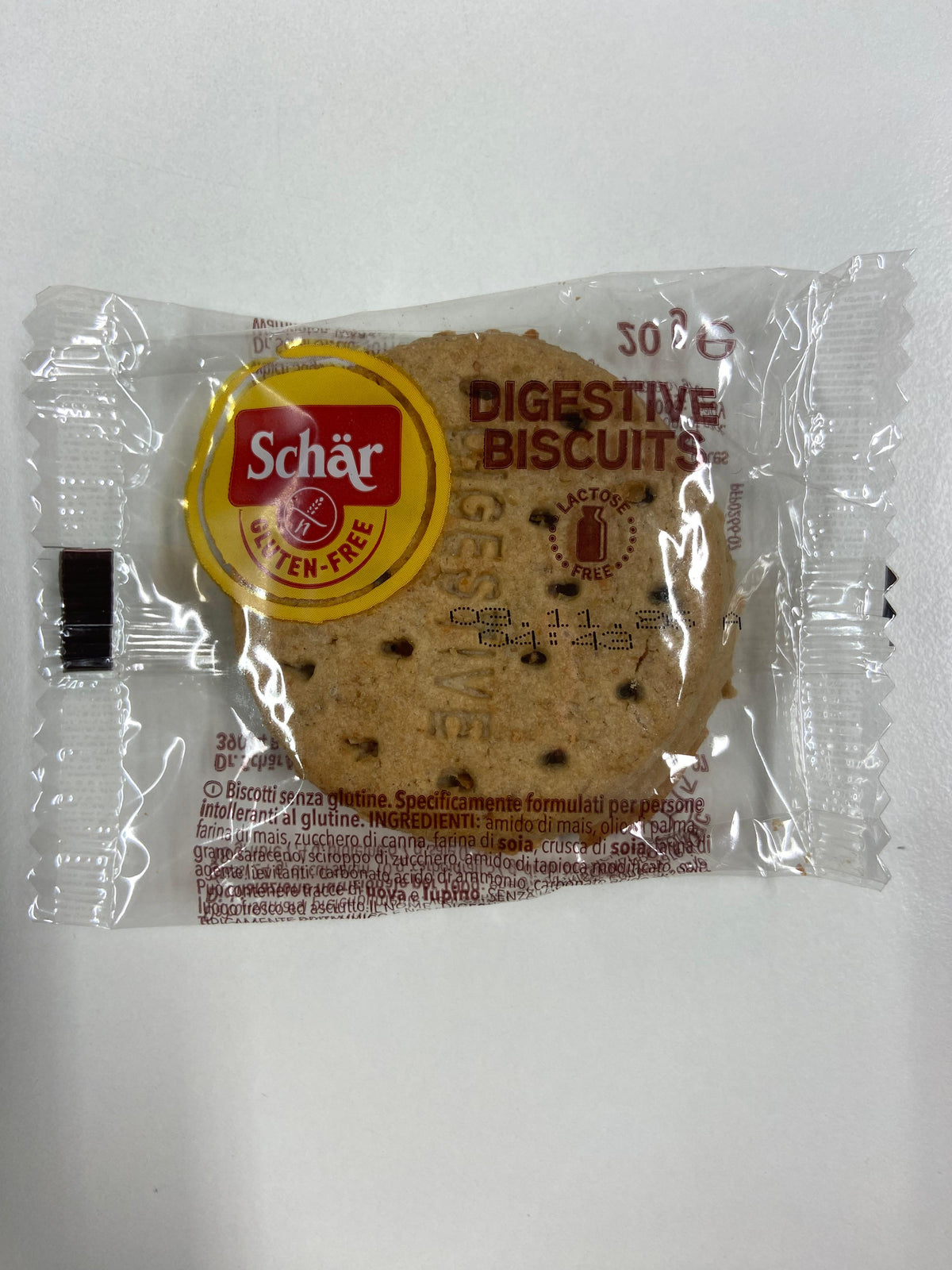 Digestive biscuits monoporzione Schar