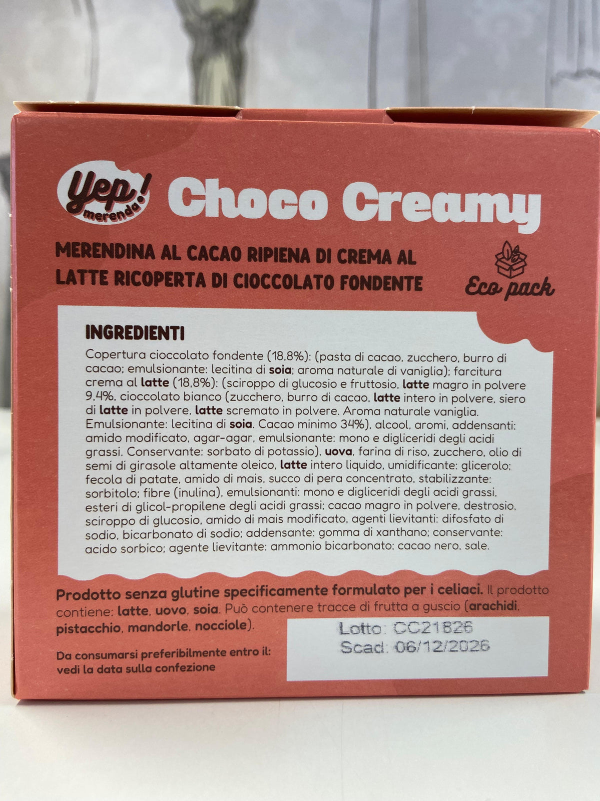 YEP Choco Creamy (4 pz) - Rarifarm