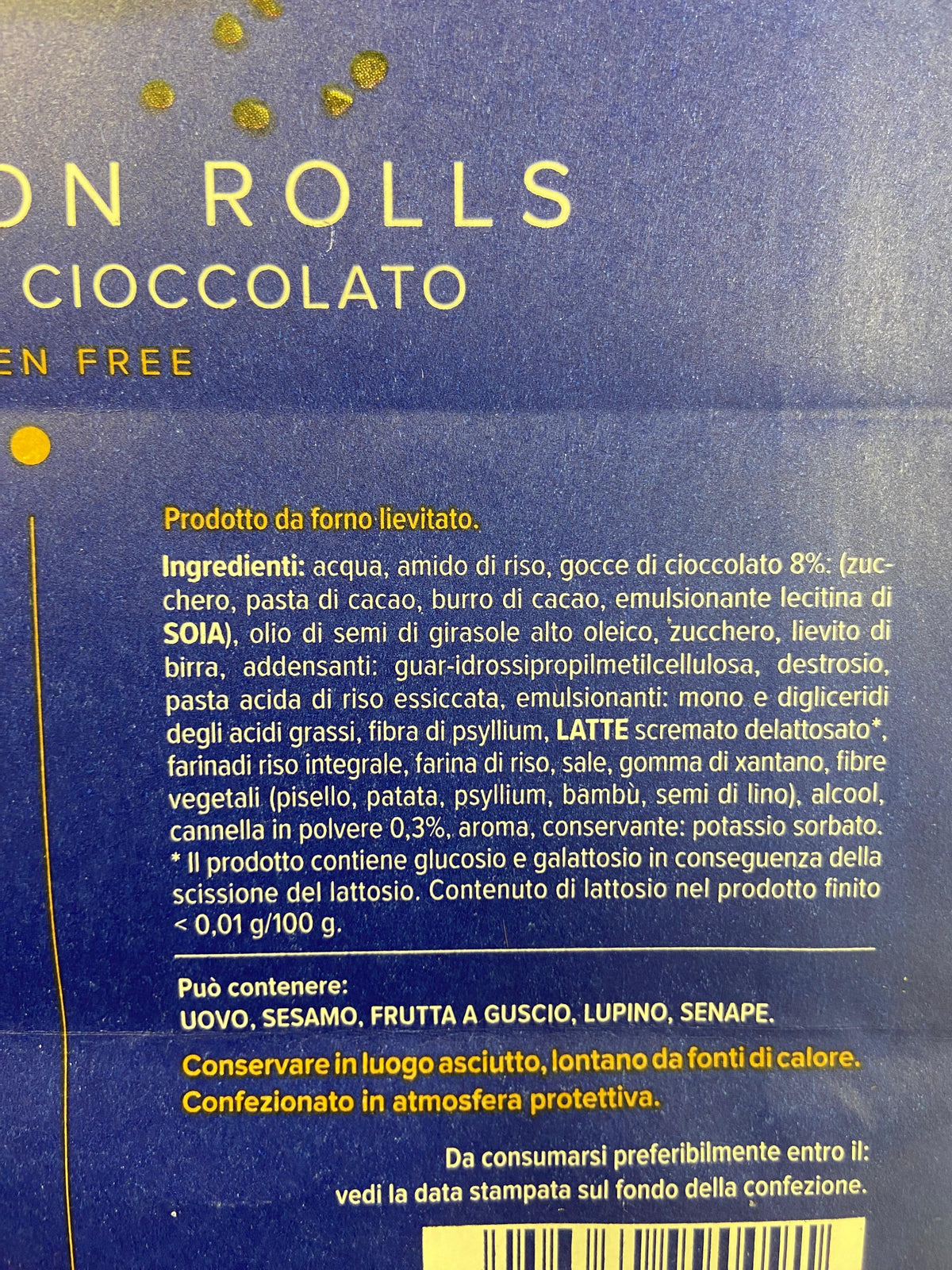 Cinnamon rolls con gocce cioccolato - Forno di Grazia