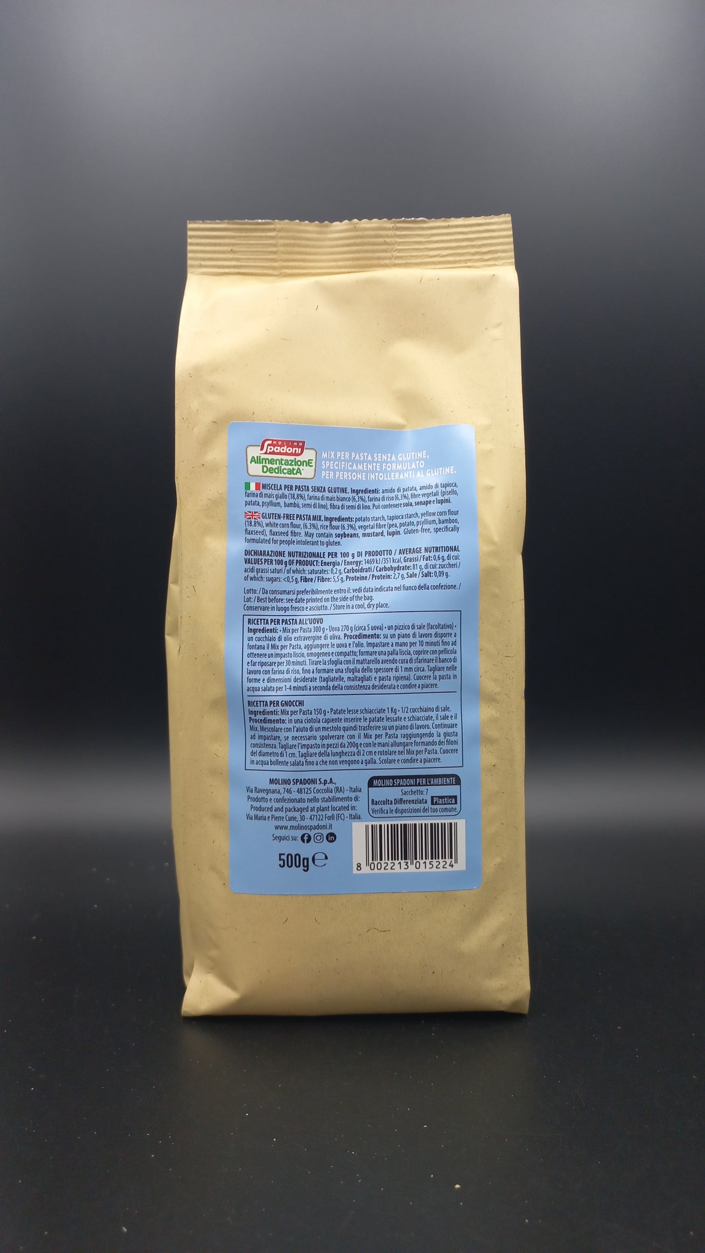 Mix per pasta fresca Molino Spadoni