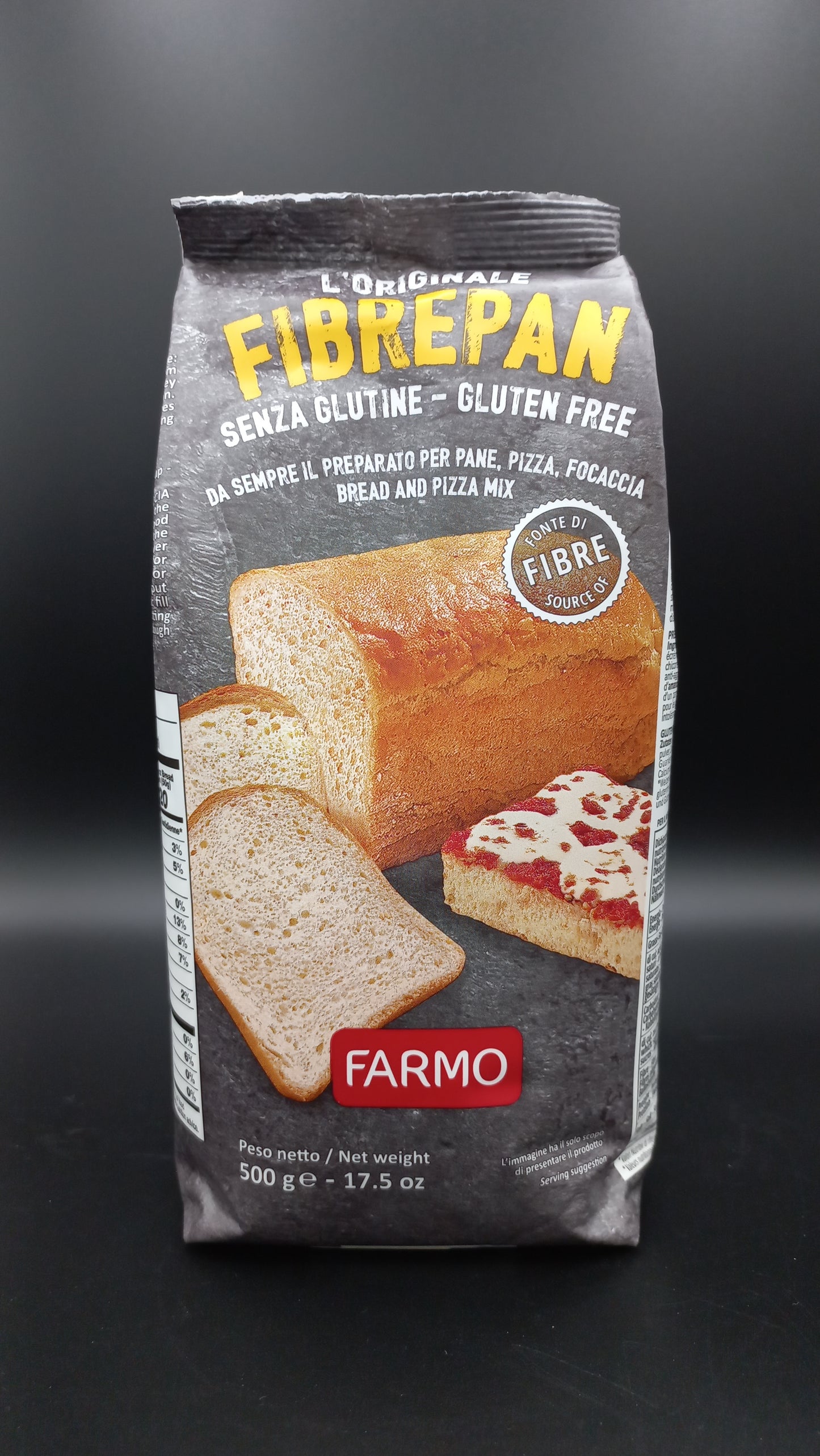 Fibrepan Farmo mix pane, pizza, focaccia