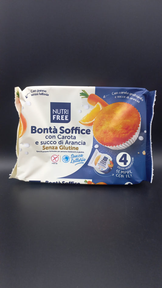 Bontà soffice con carota e succo d'arancia Nutrifree