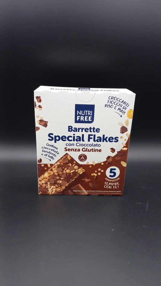 Barrette Special Flakes con cioccolato Nutrifree