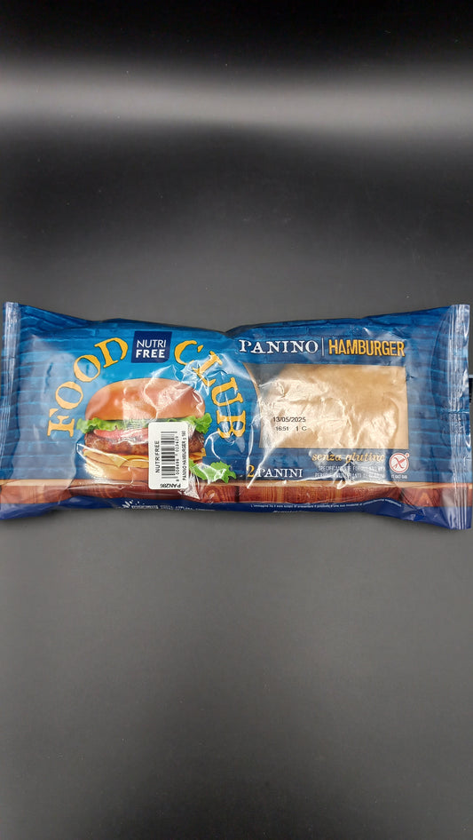Panino hamburger 2 pezzi Nutrifree
