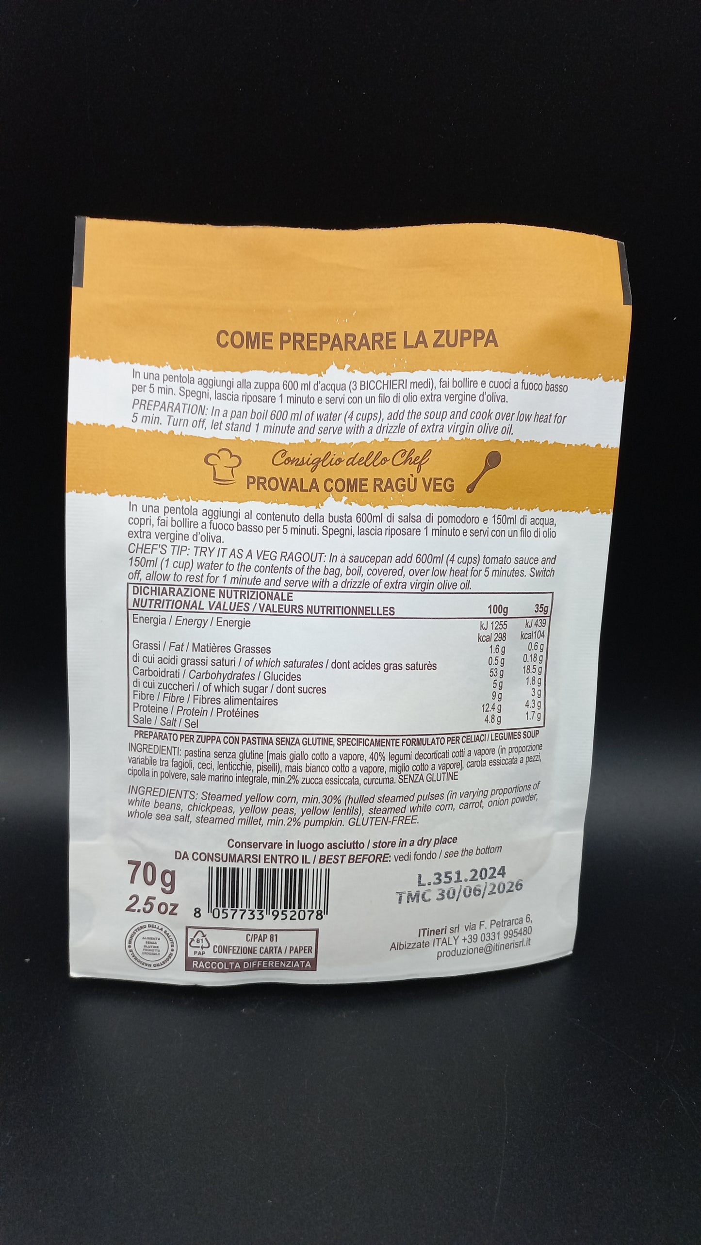 Zuppa di legumi con zucca - Gusto benessere