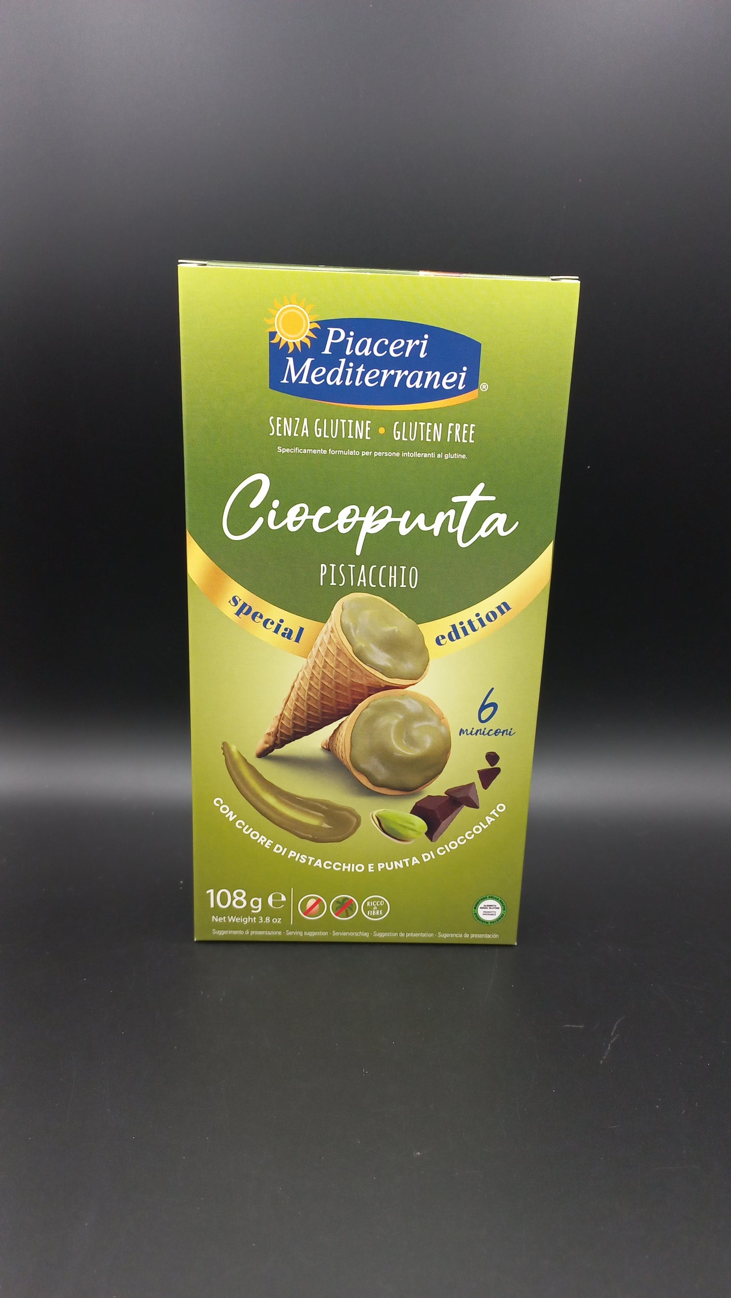 Ciocopunta al pistacchio Piaceri Mediterranei
