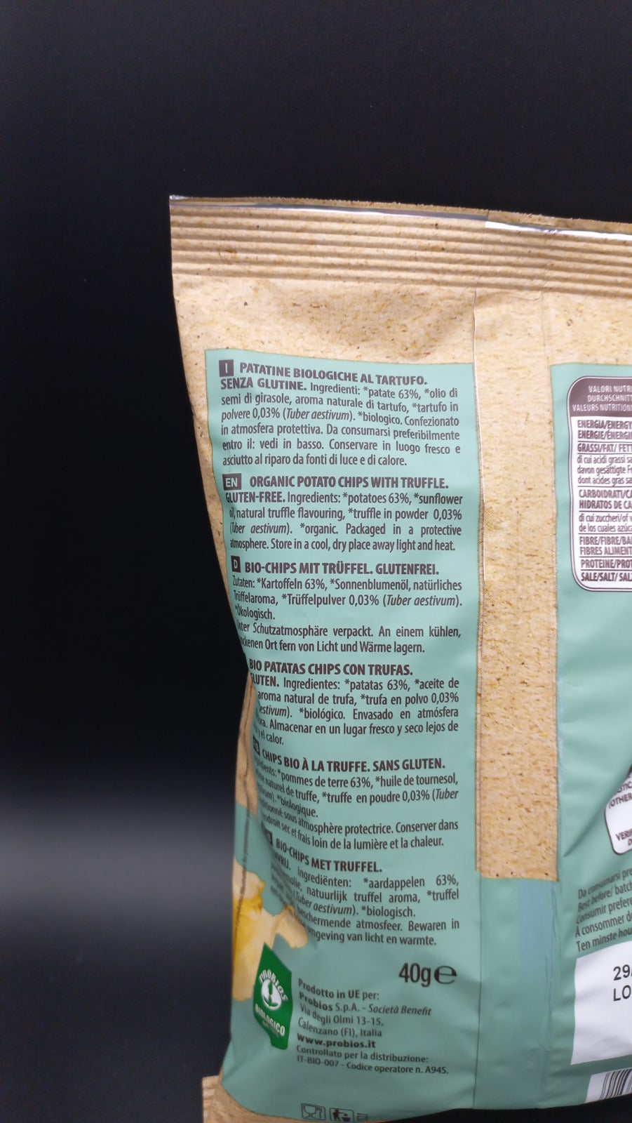 Patatine al tartufo - Probios