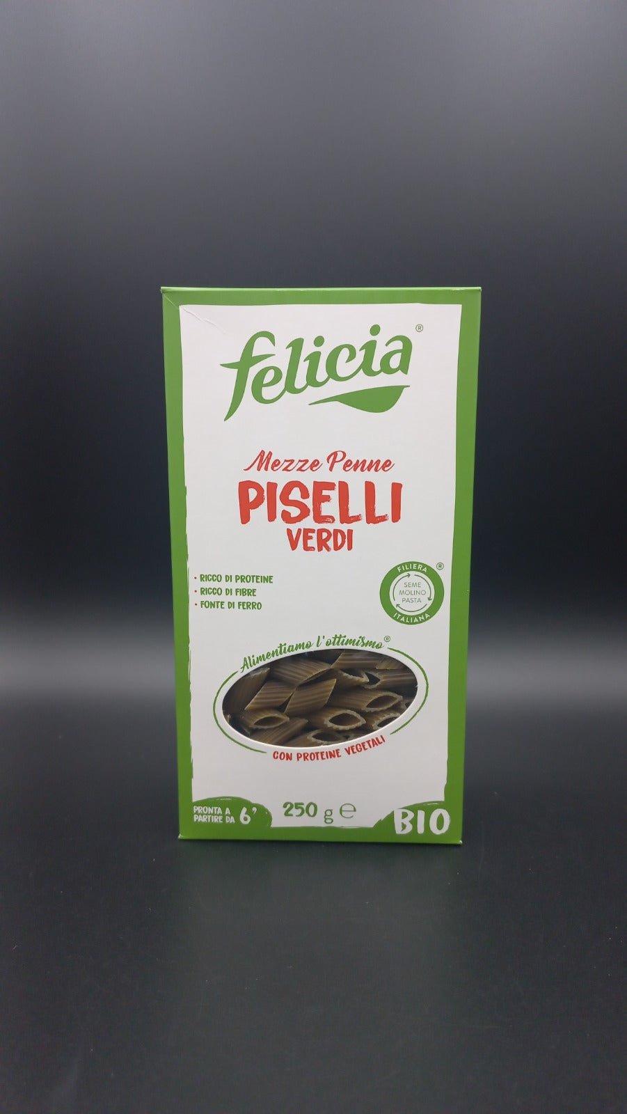 Mezze penne piselli verdi Felicia